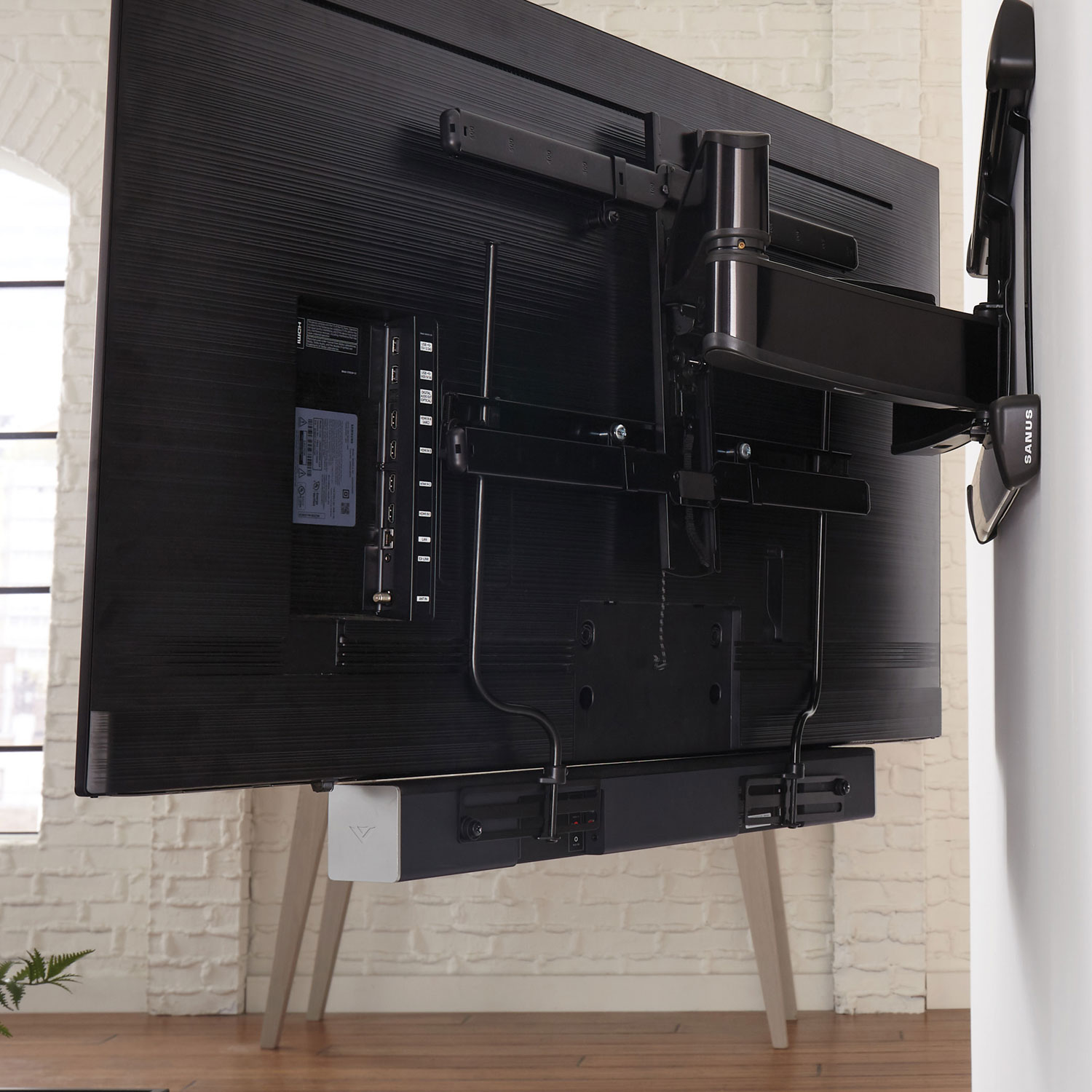 Support universel pour barre de son de Sanus - Noir