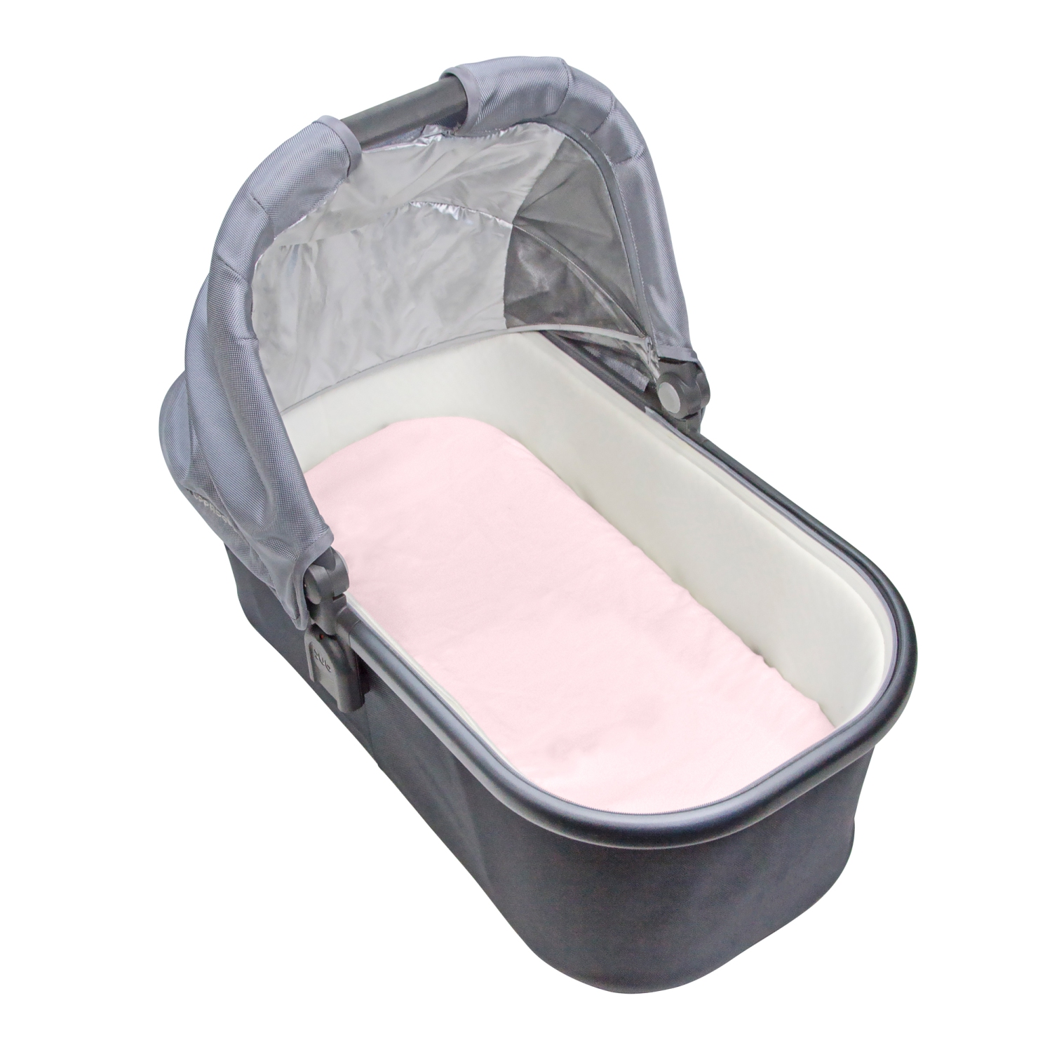 Kushies Organic Jersey Bassinet Fitted Sheet - Light Pink