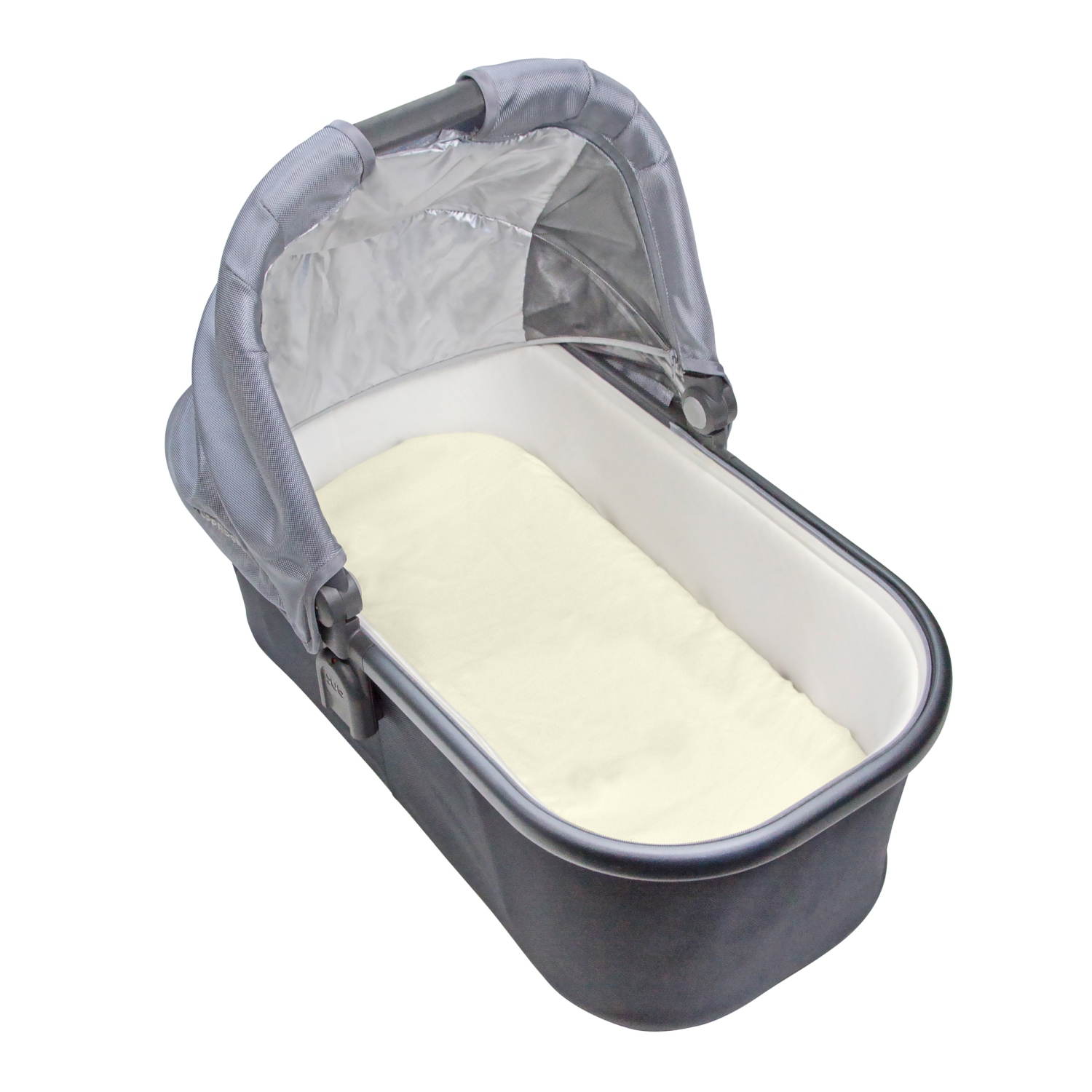 Drap-housse pour couffin en jersey organique de Kushies - &Eacute;cru