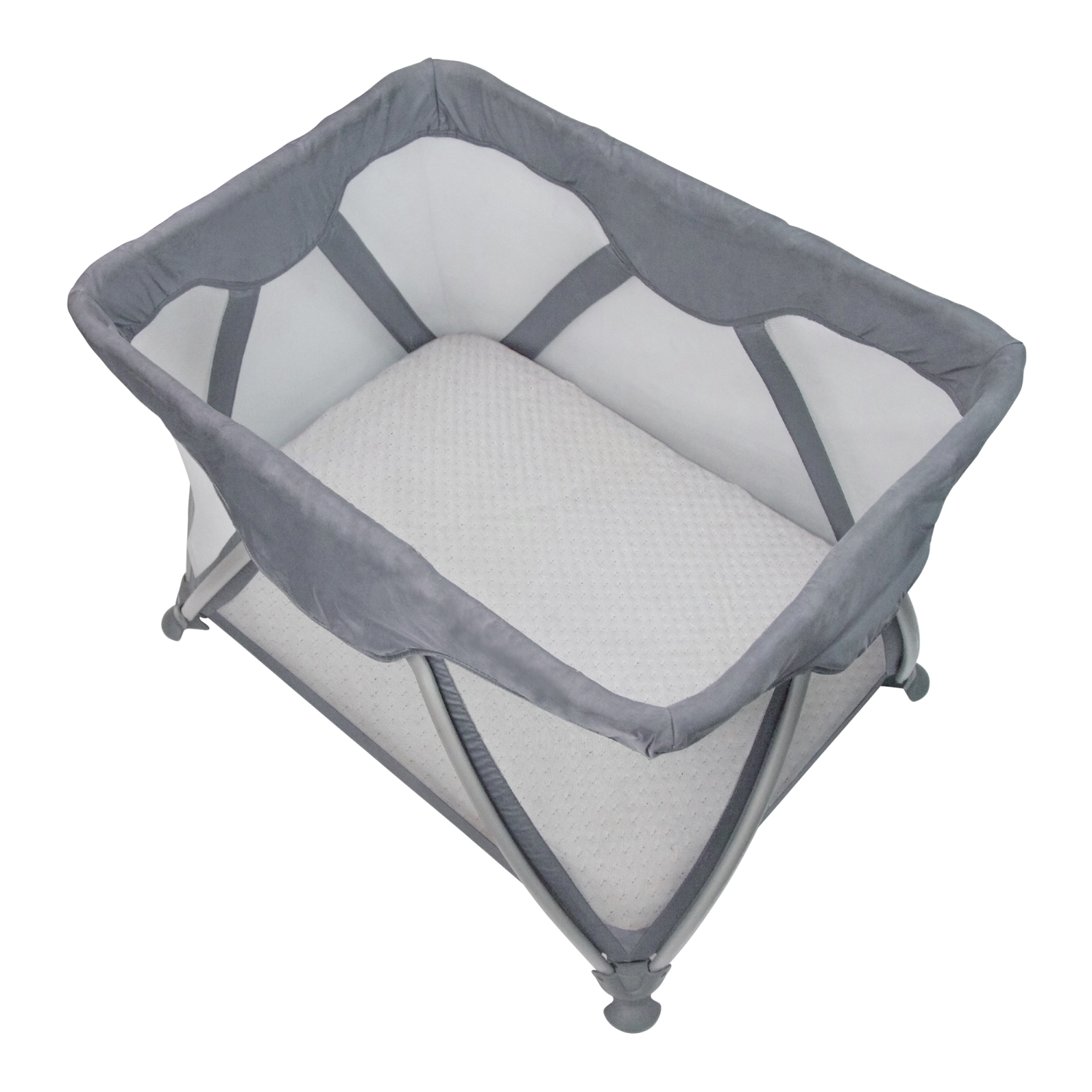 Prot&egrave;ge-matelas imperm&eacute;able pour parc d'enfant de Kushies - Gris