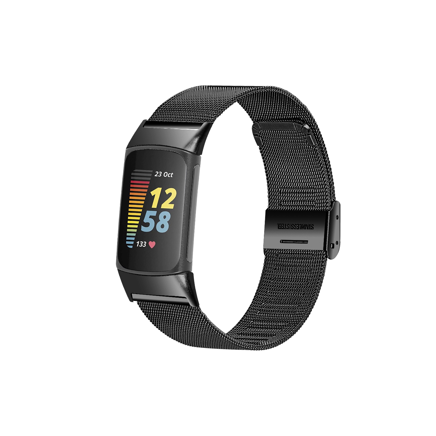 【CA】fitbit charge5 black Fitbit Charge 5 Advanced Fitness & Health Tracker (Black