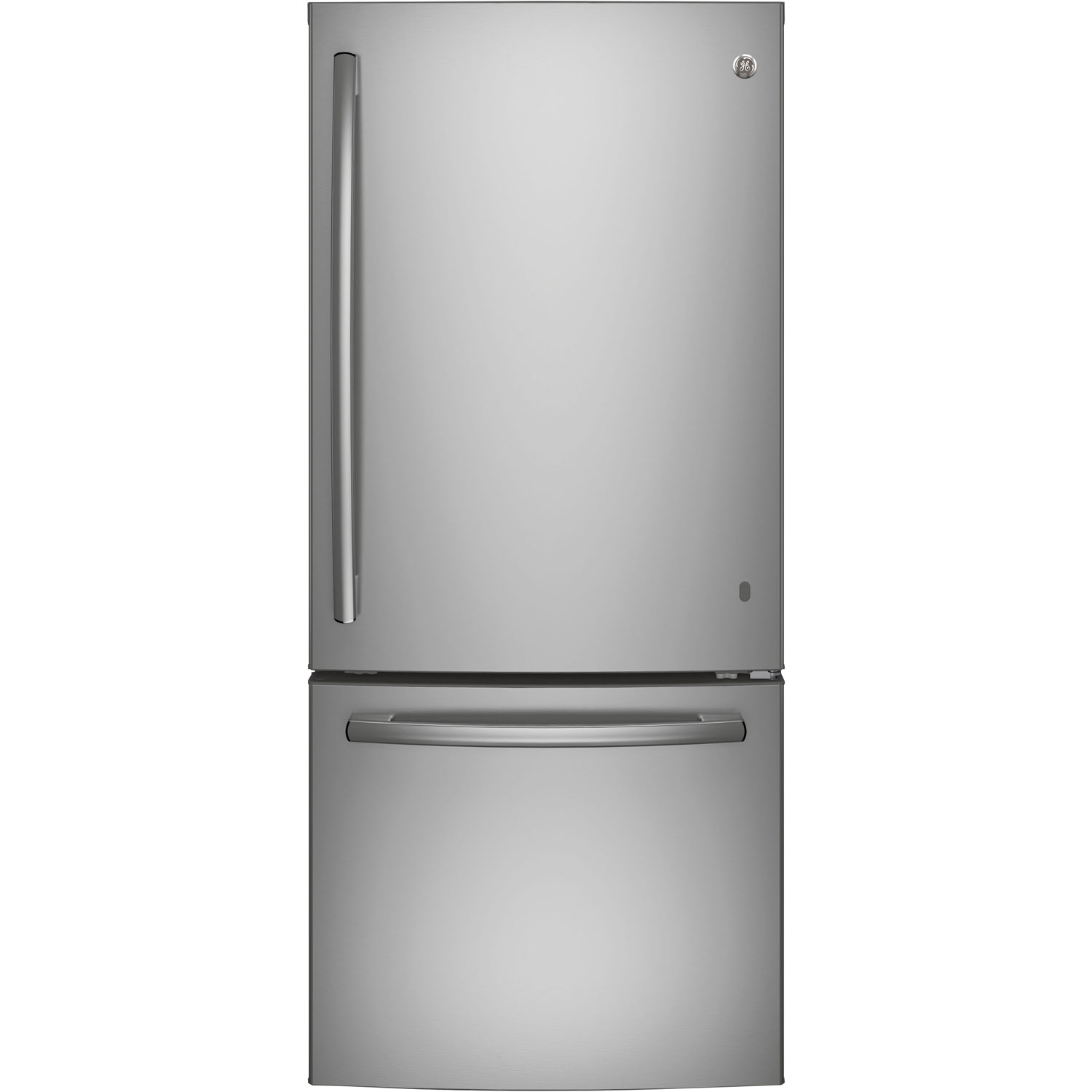 GE 30" 21 Cu. Ft. Bottom Freezer Refrigerator (GDE21DYRKFS) - Stainless Steel