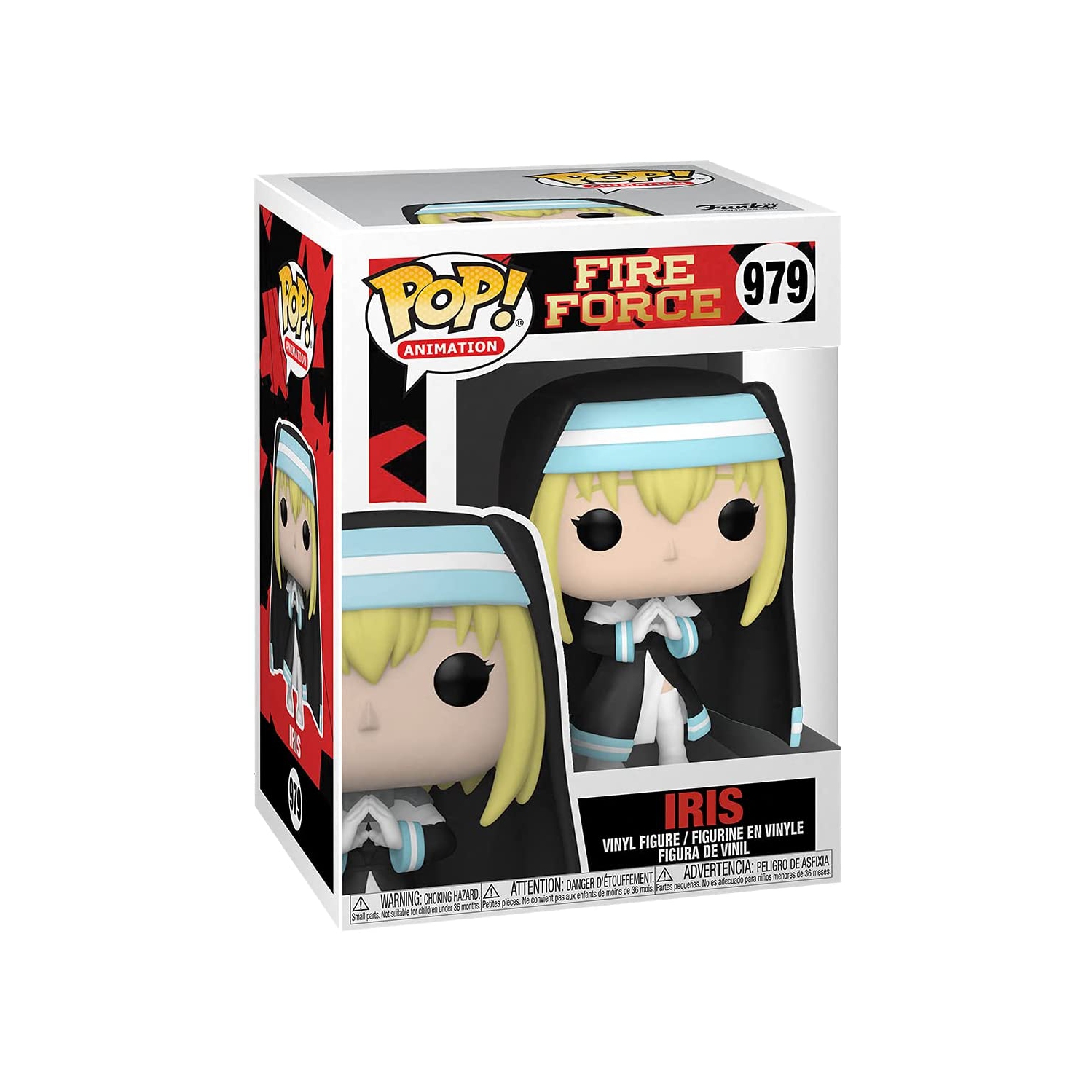 Pop animation – figurine d’action Fire Force de 3.75 po – Iris no 979