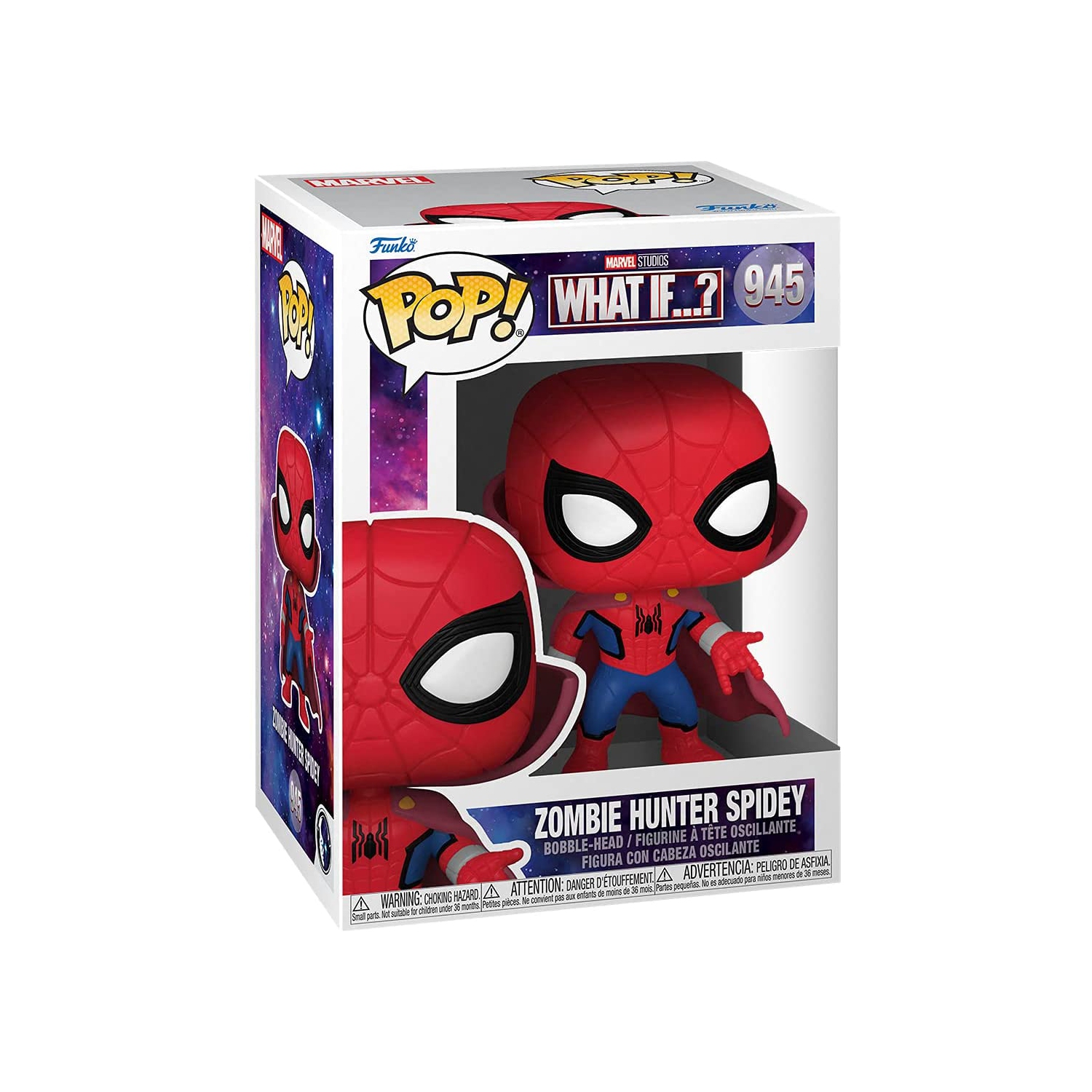 Pop! Marvel What IF de 3.75 po - Zombie Hunter Spider-Man no 945