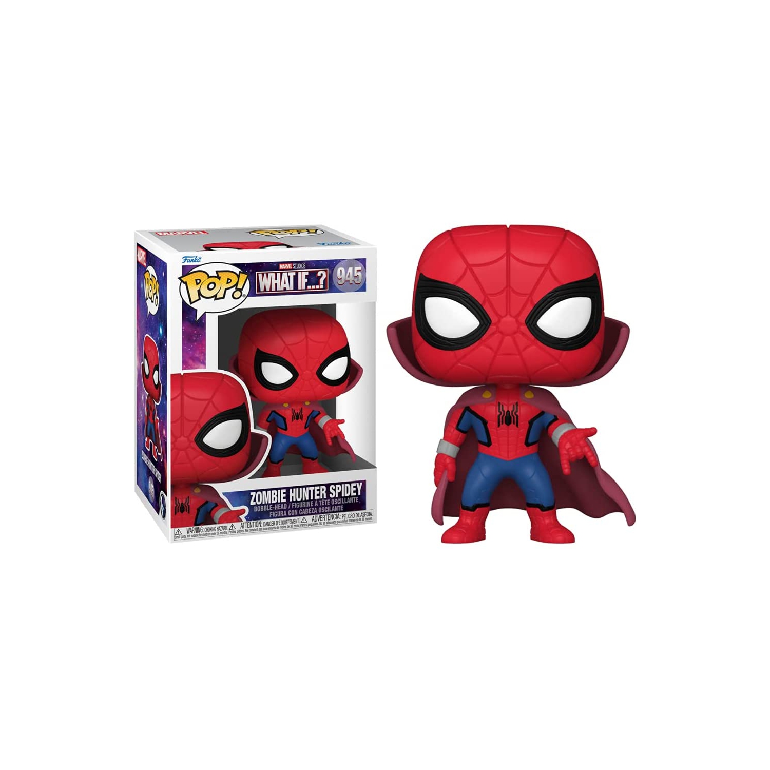 Pop! Marvel What IF de 3.75 po - Zombie Hunter Spider-Man no 945