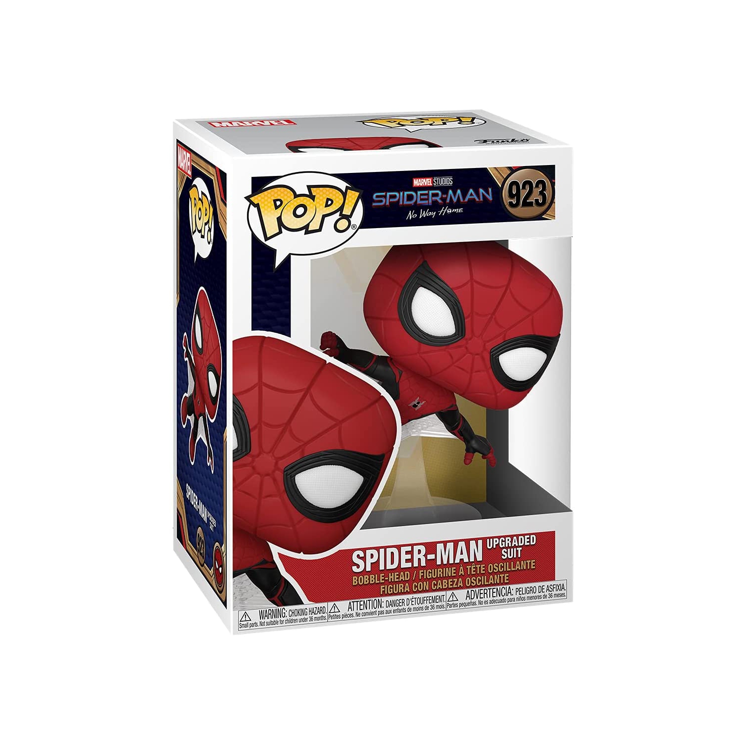 Figurine Pop Marvel Spider-Man No Way Home de 3,75 po - costume amélioré de Spider-Man no 923