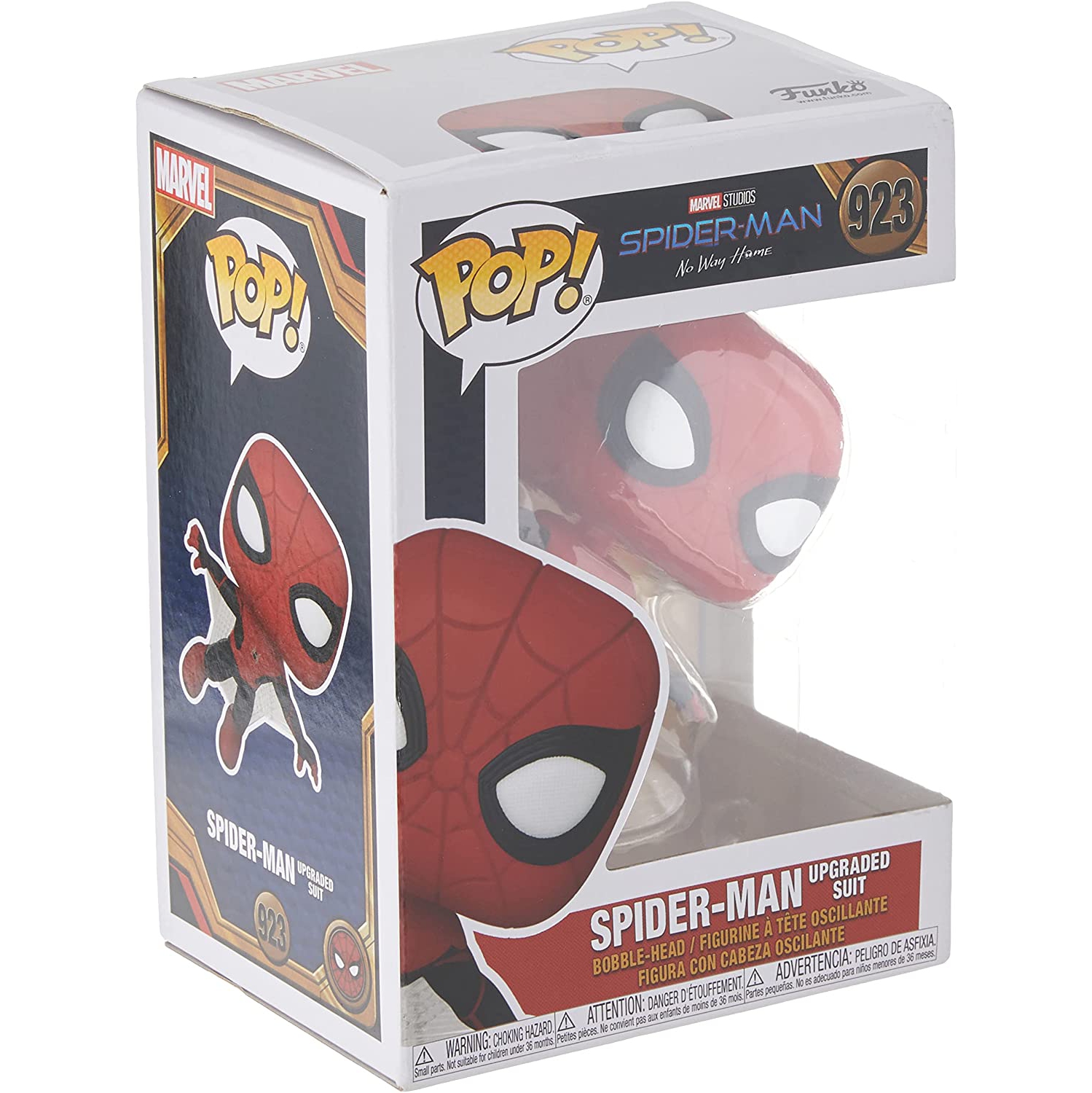 Figurine Pop Marvel Spider-Man No Way Home de 3,75 po - costume amélioré de Spider-Man no 923