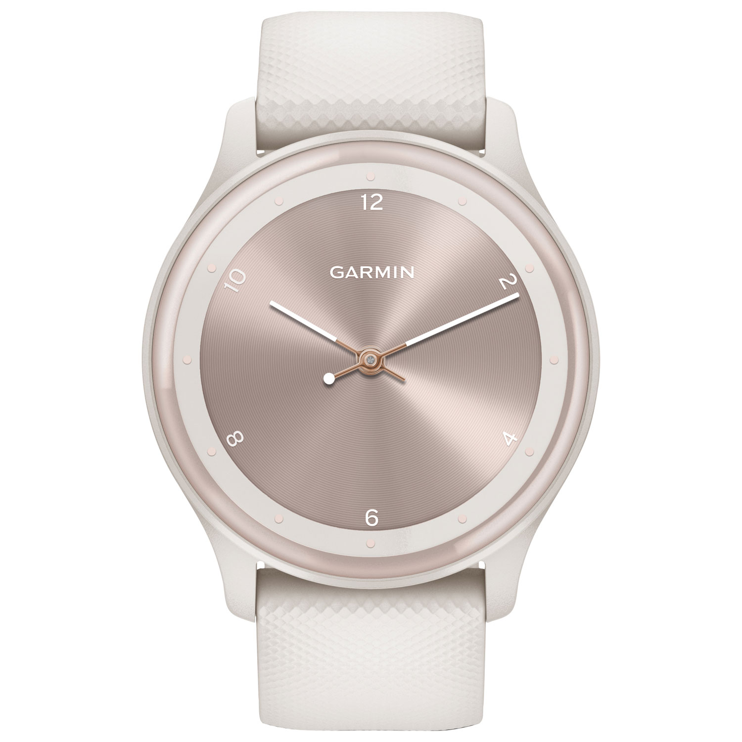 Garmin vivomove Sport 40mm Bluetooth Active Smartwatch Ivory Best Buy Canada