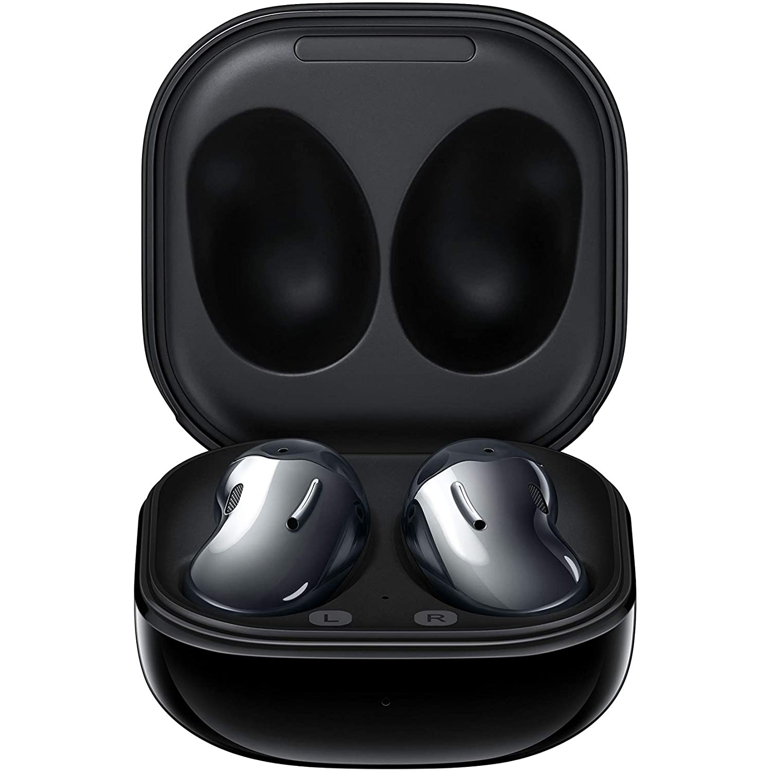 Refurbished (Good) - Samsung Galaxy Buds Live Active Noise Cancelling TWS Wireless Charging Headphones - Black