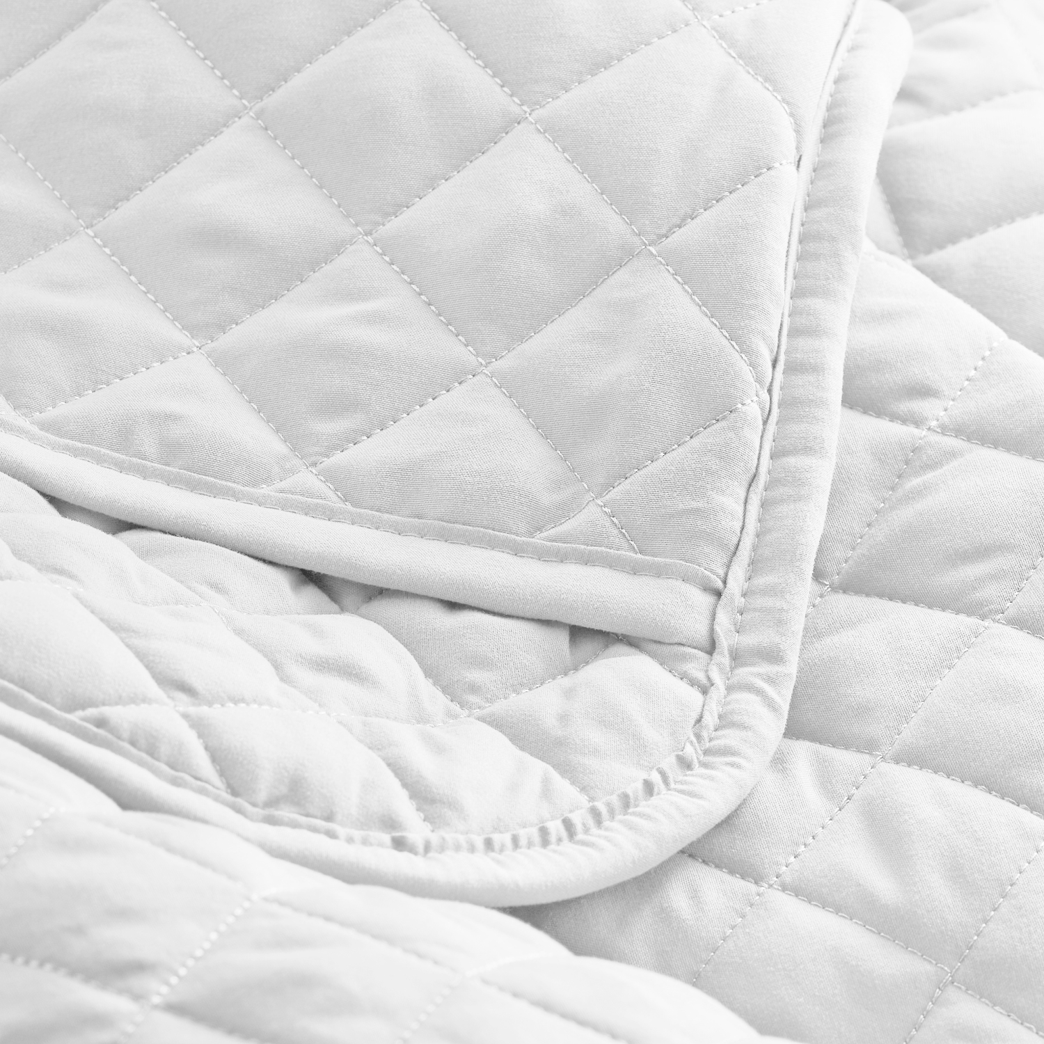 Ensemble de 3 couvre-lits de qualité supérieure pour maison nu - coutures en losange - douillette légère et ultra-douce toute saison - lit