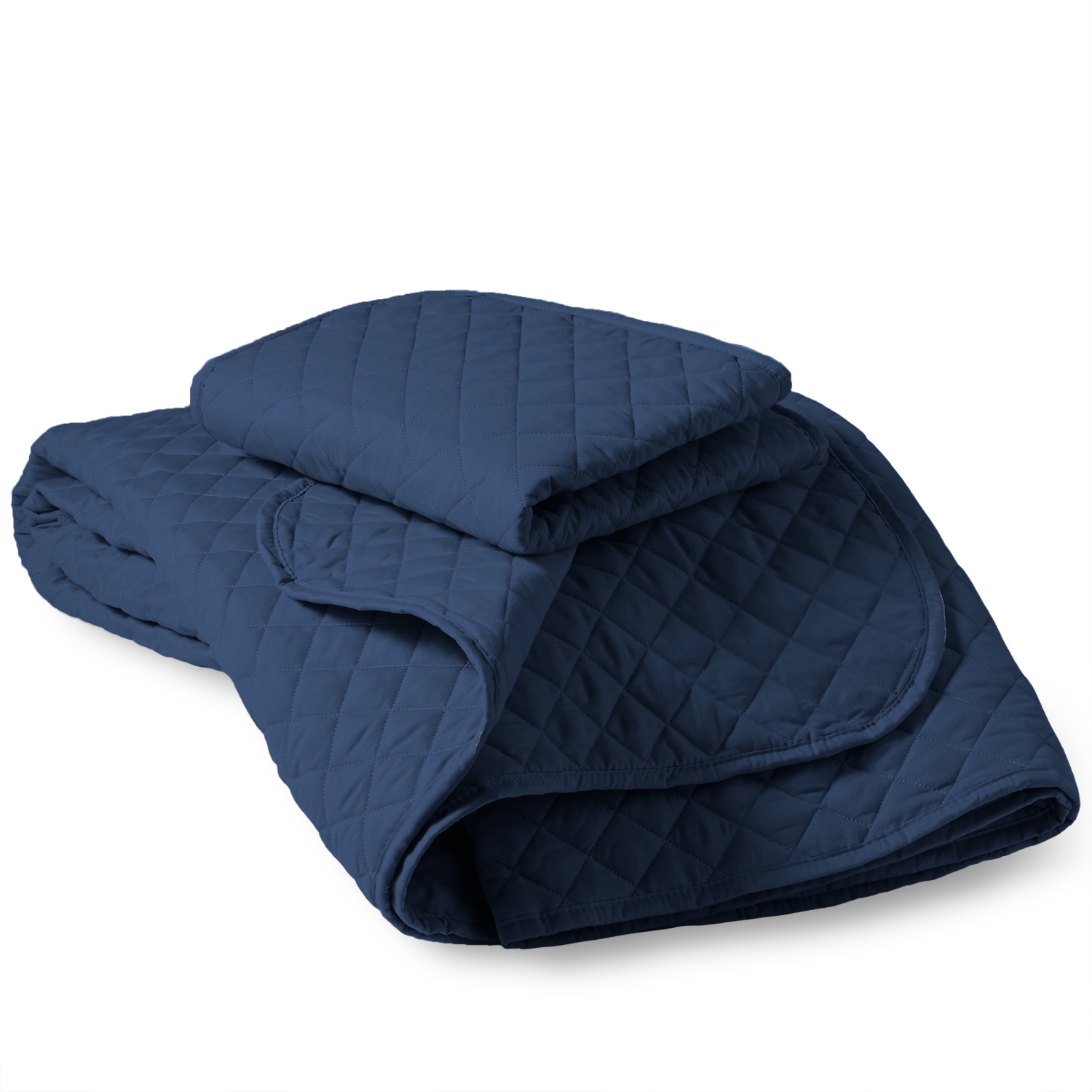 Ensemble de 3 couvre-lits de qualité supérieure pour maison nu - coutures en losange - douillette légère et ultra-douce toute saison - lit