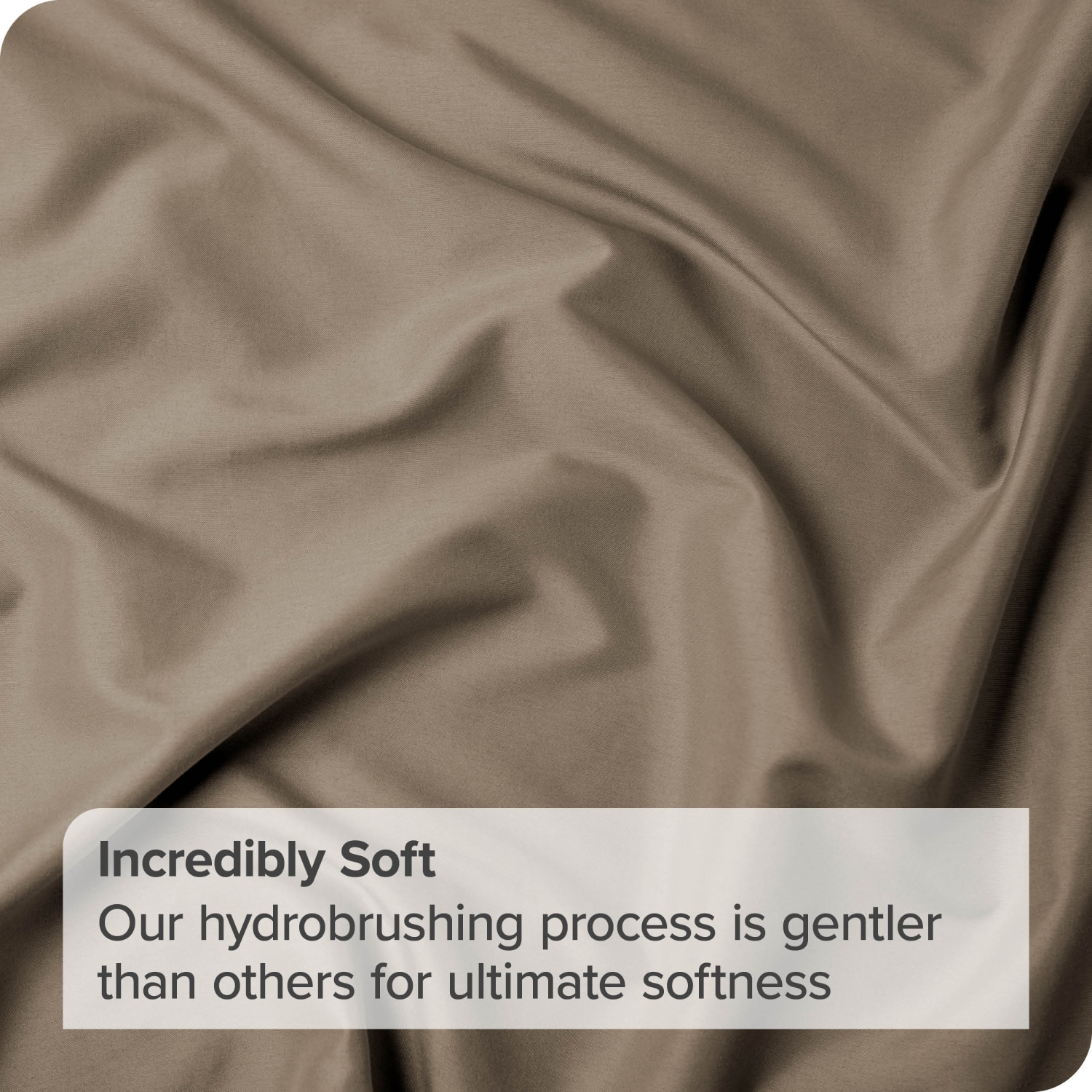 Bare Home Premium 1800 Ultra-Soft Microfiber Pillow Sham - Double Brushed - Hypoallergenic - Wrinkle Resistant - Standard, Taupe