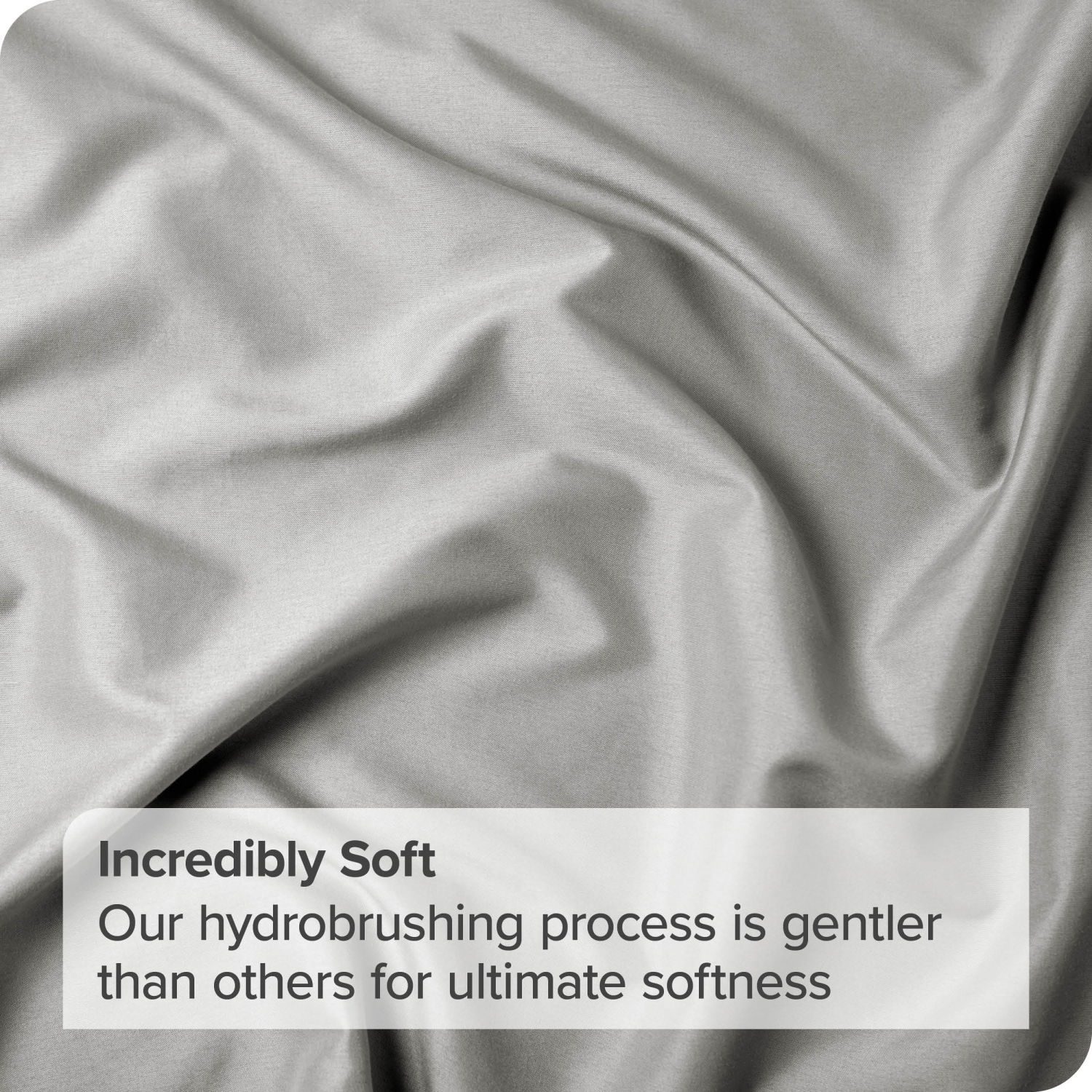 Bare Home Premium 1800 Ultra-Soft Microfiber Pillow Sham - Double Brushed - Hypoallergenic - Wrinkle Resistant - Standard, Light Grey