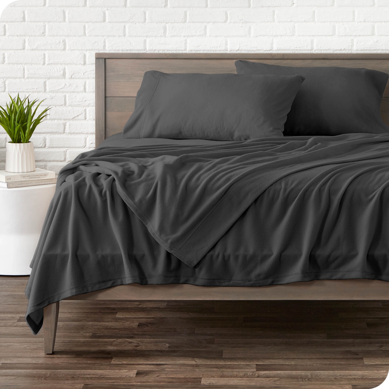 Ensemble de draps en molleton Bare Home - molleton polaire moelleux, draps résistant au comprimé - chaleur toute saison, respirant et hypoallergène -