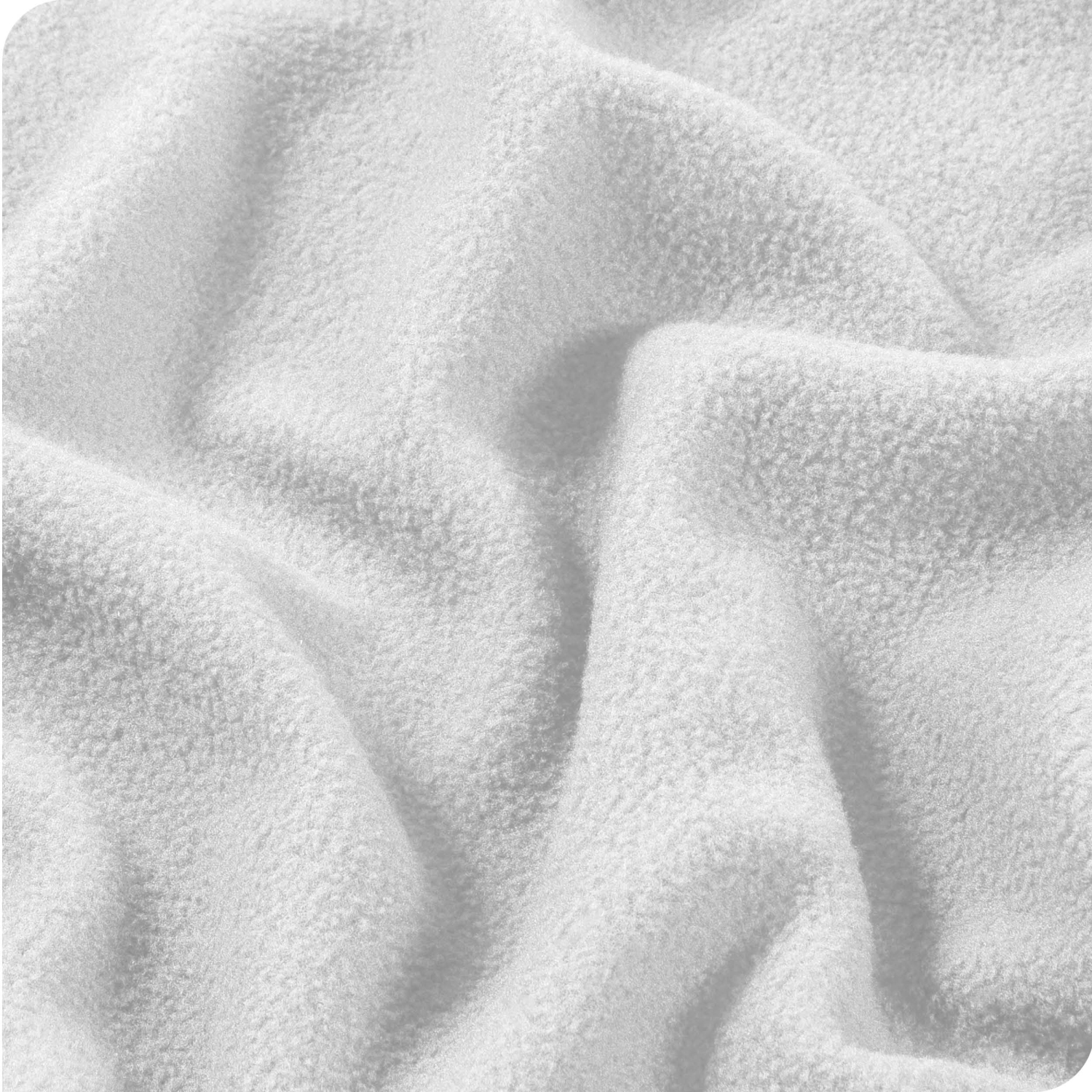 Bare Home Fleece Sheet Set - Plush Polar Fleece, Pill-Resistant Bed Sheets - All Season Warmth, Breathable & Hypoallergenic - Twin XL, Cool White