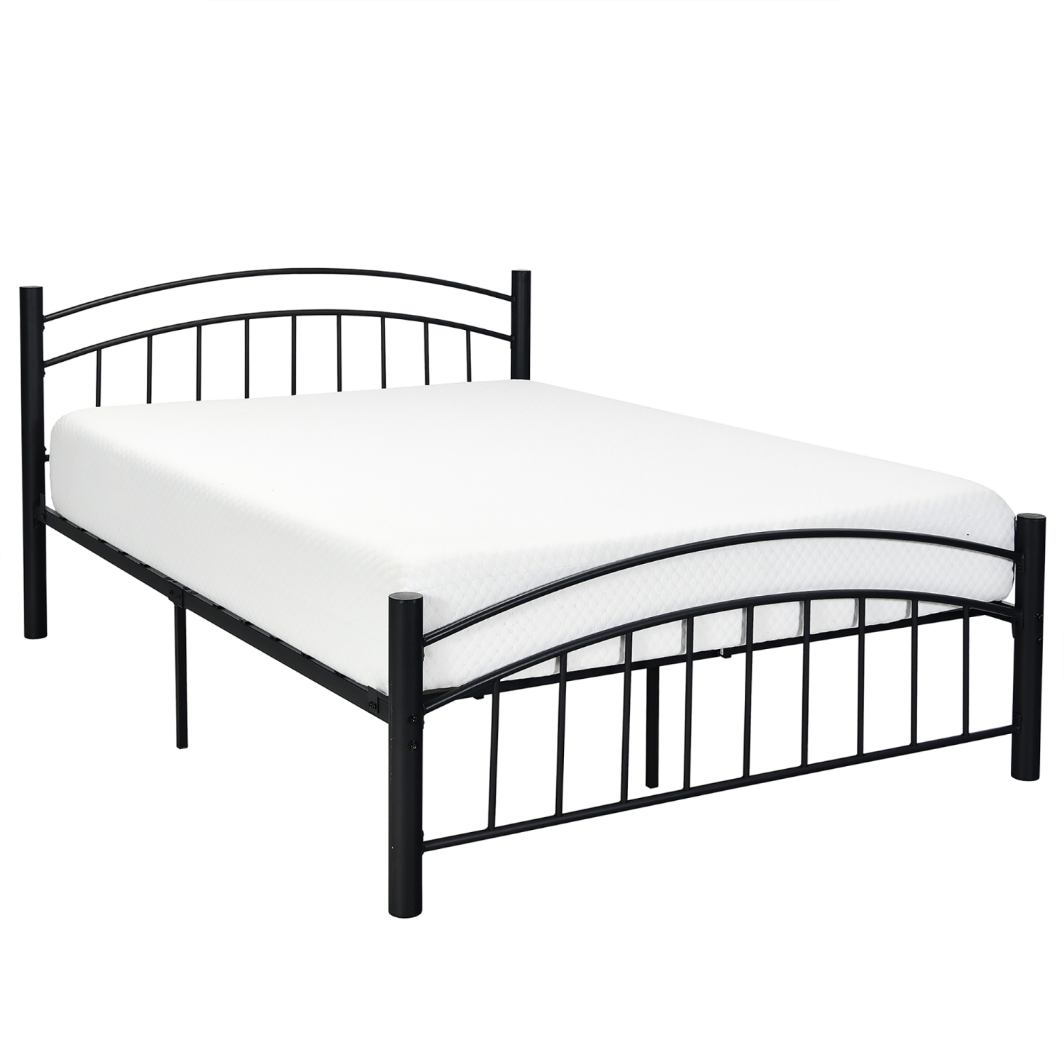 Matelas en mousse 8&nbsp;po Chambre de lit tout-en-un moyennement ferme avec housse amovible de Costway