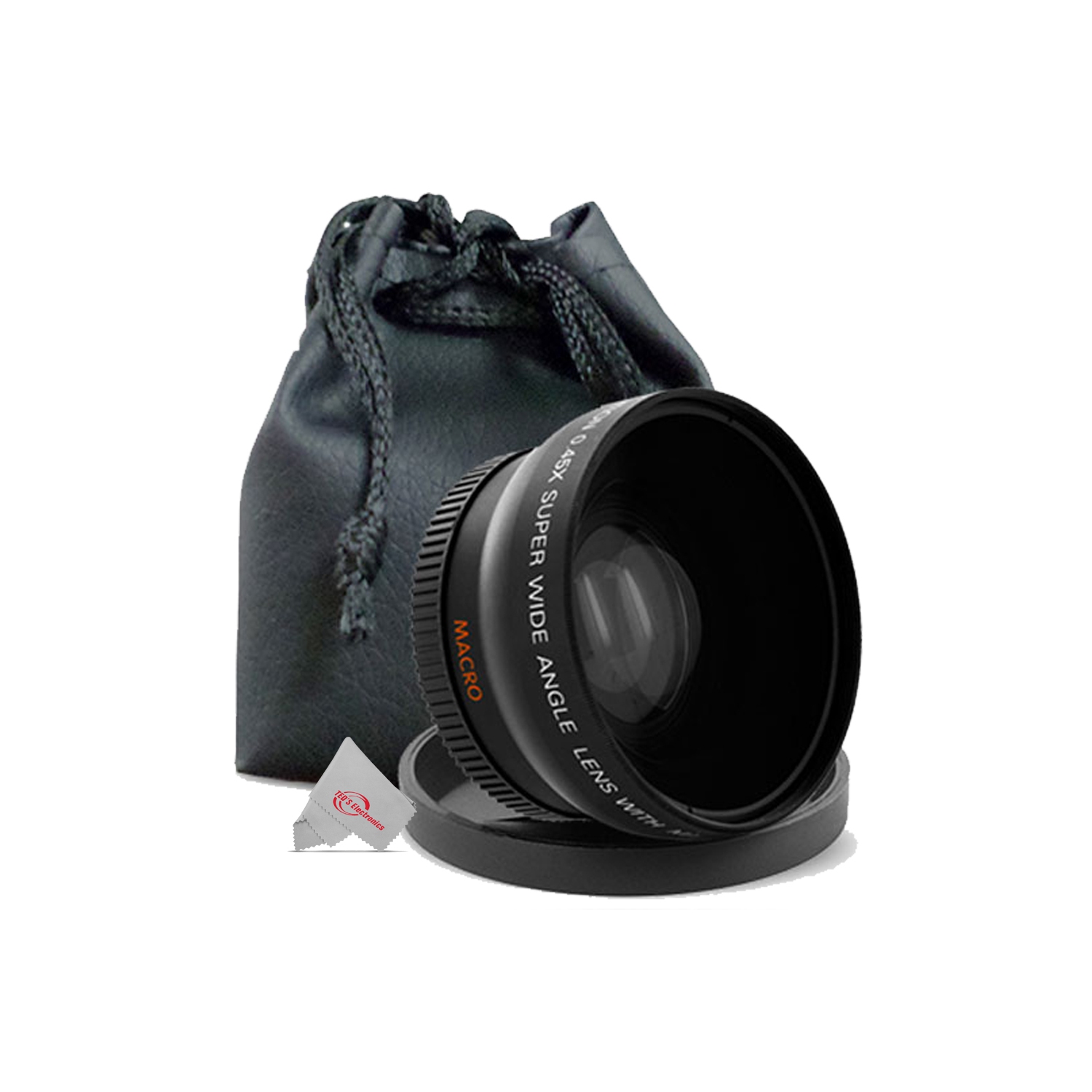 Objectif grand-angle professionnel 40,5 mm HD Multi-Coated .43X de Vivitar avec macro