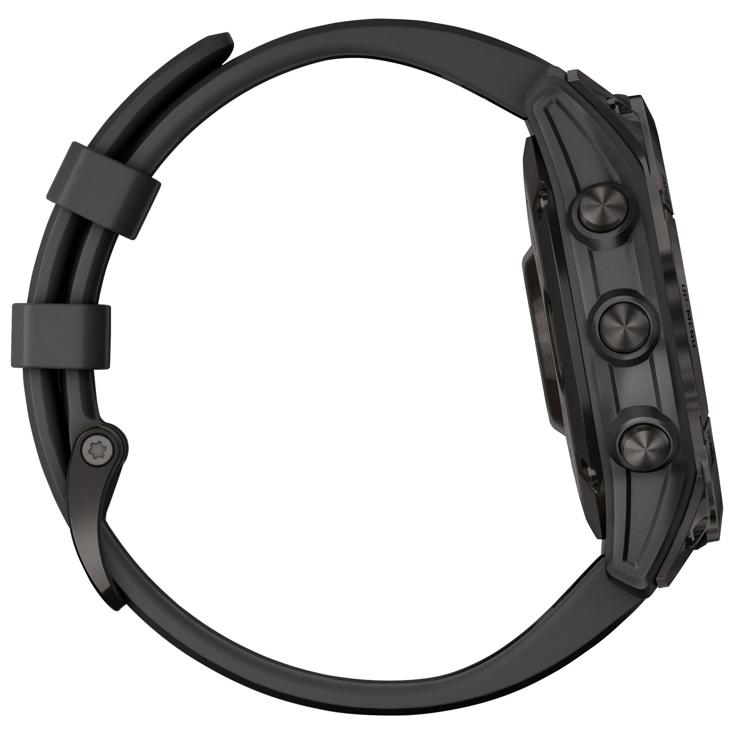 【美品】Garmin ガミン Fenix 7 Dual Power 47mm GARMIN（ガーミン）Fenix 7 Sapphire Dual Power Ti Black DLC