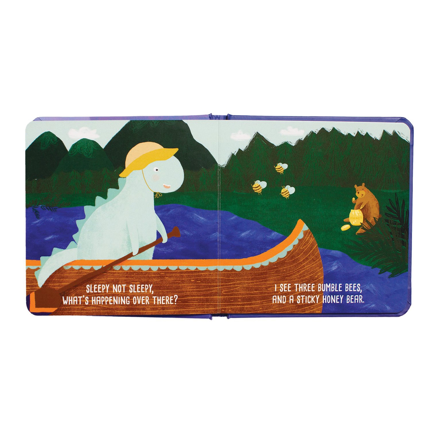 Manhattan Toy Board Book - Sleepy Not Sleepy: A Tiny Dino's Bedtime Adventure