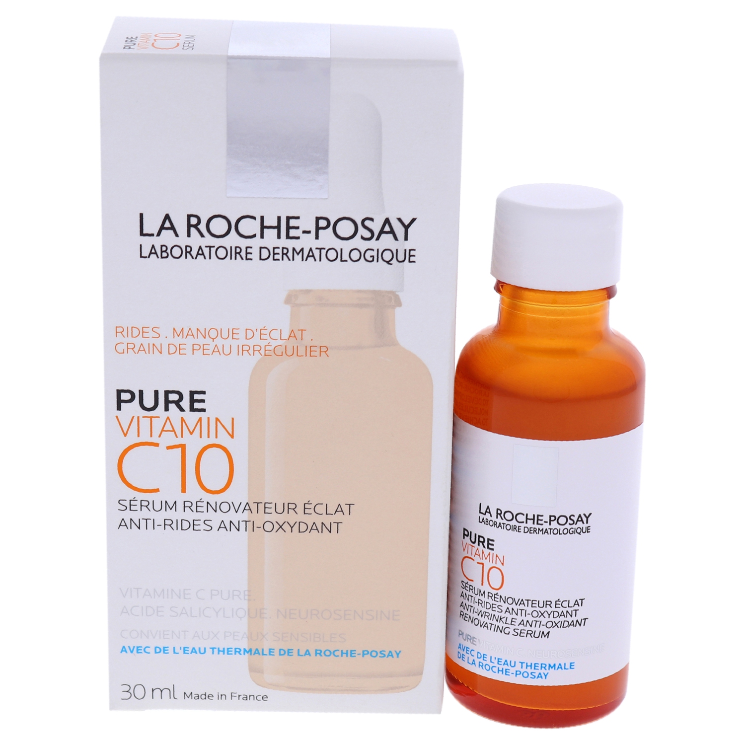 Pure Vitamin C10 Serum by La Roche-Posay for Unisex - 1.0 oz Serum