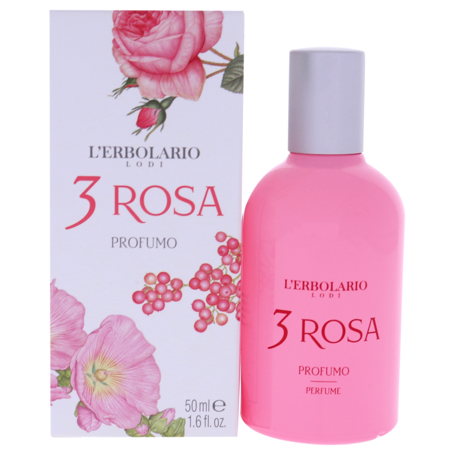 3 Rosa par LErbolario pour unisexe - 1,6 oz de Spray EDP