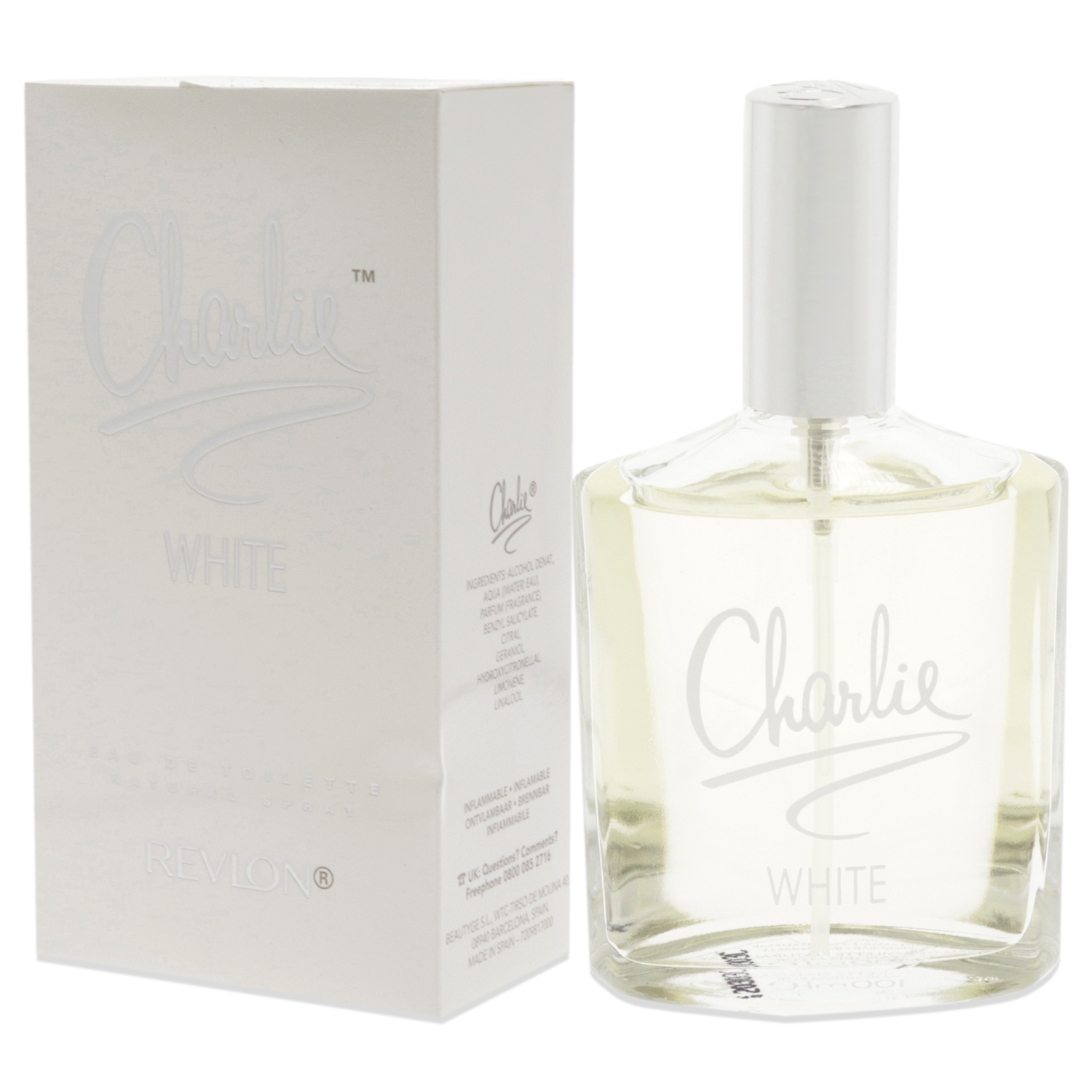Charlie White by Revlon for Women - 3.4 oz EDT Spray