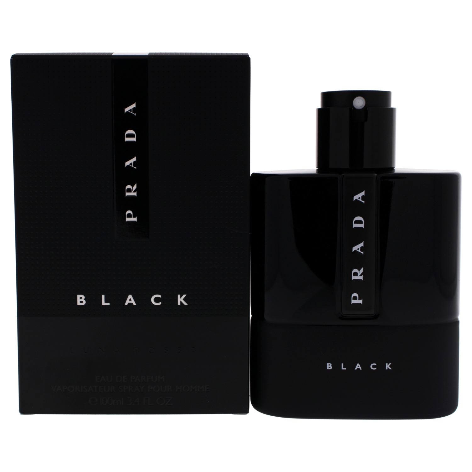 Luna Rossa Noir par Prada pour hommes - 3,4&nbsp;oz EDP Spray