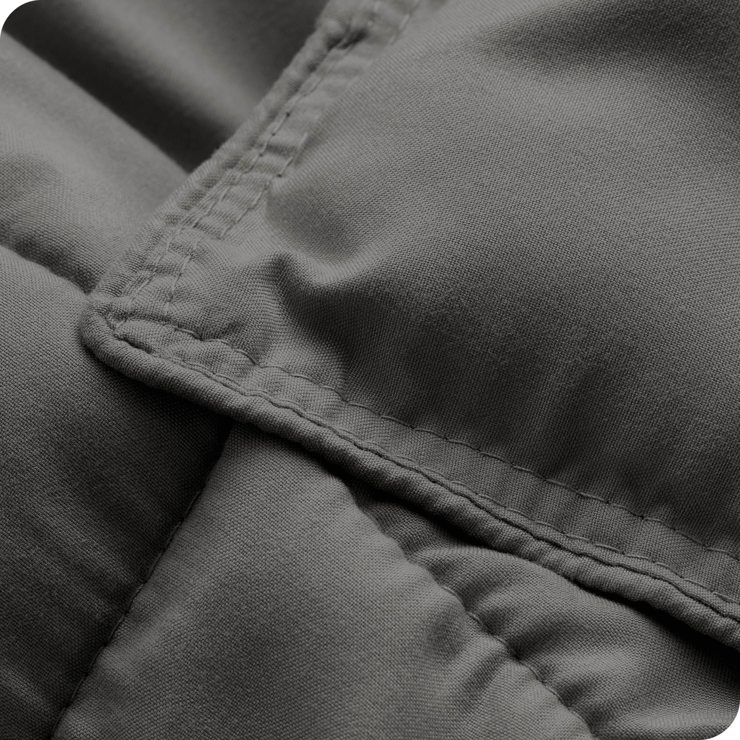 Ensemble de douillette « Bare Home » - duvet d'oie - Ultra-doux - Hypoallergénique - chaleur respirante toute saison - Grand lit surdimensionné, gris