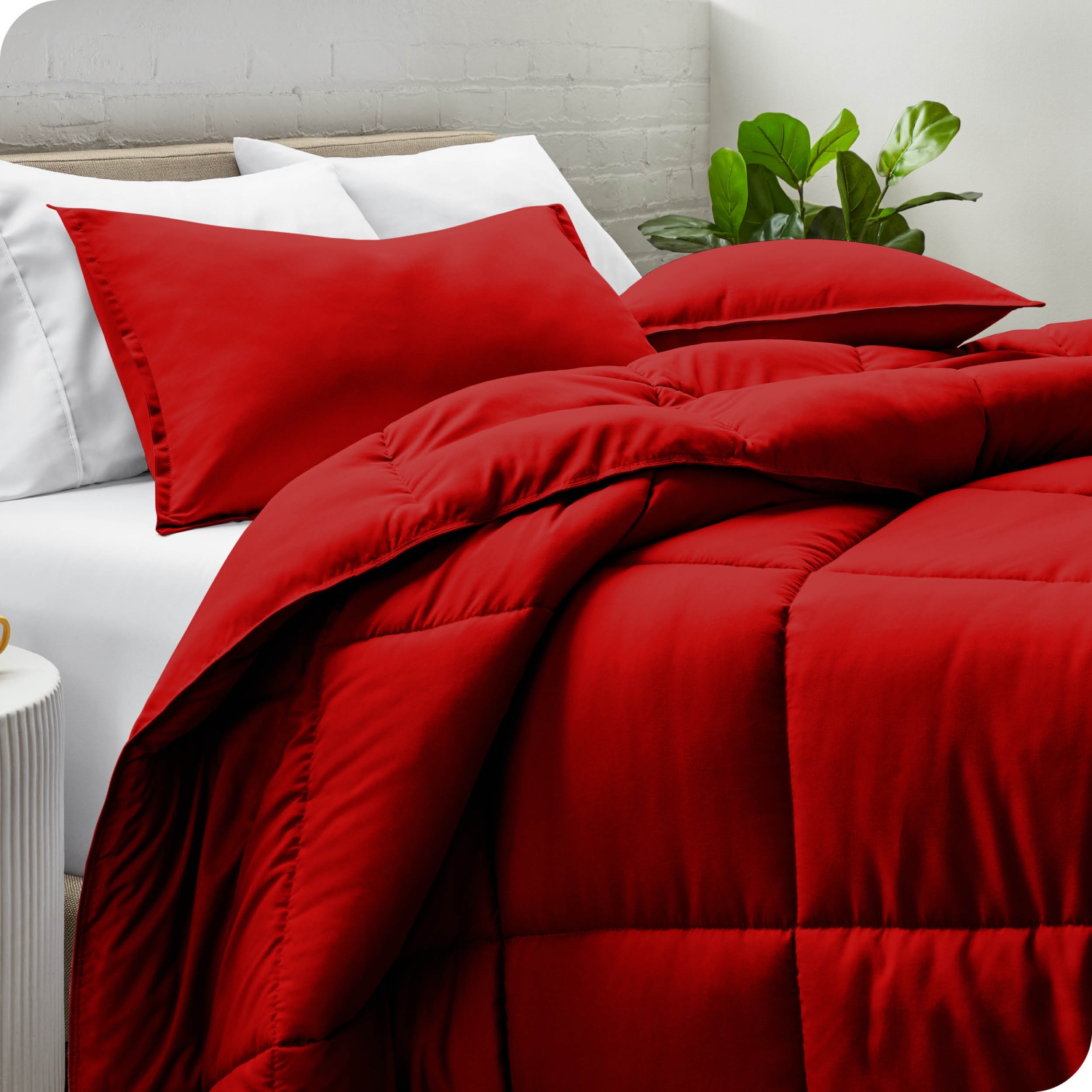 Ensemble de douillette « Bare Home » - duvet d'oie - Ultra-doux - Hypoallergénique - chaleur respirante toute saison - très grand lit surdimensionné,