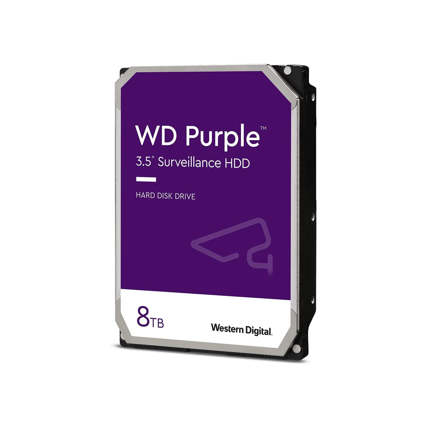 Western Digital 8TB WD Purple Surveillance Internal Hard Drive HDD - 5640 RPM, SATA 6 Gb/s, 128 MB Cache, 3.5"