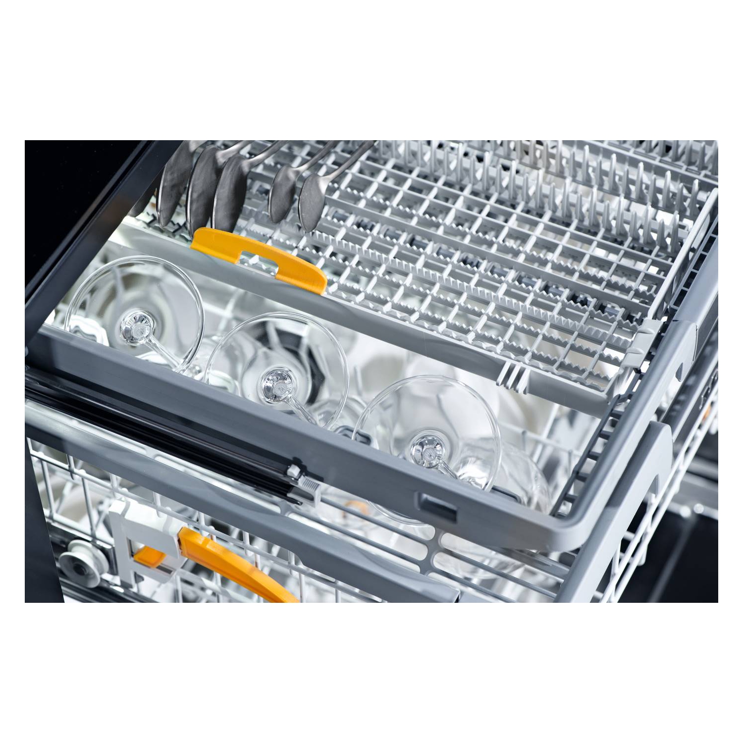 Miele G 5216 SCU Pre-finished, Full-size Dishwasher with 3D MultiFlex Cutlery Tray and AutoOpen Drying, Stainless Steel