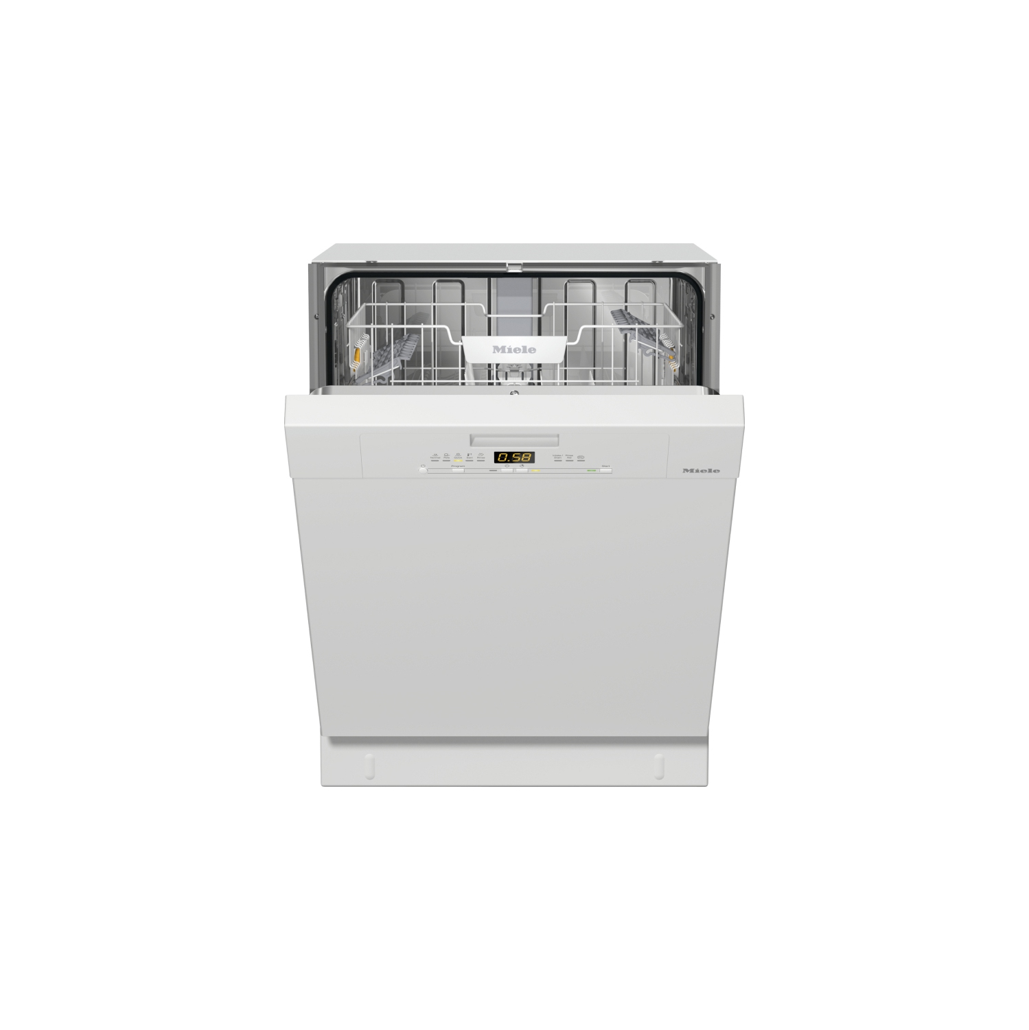 Lave-vaisselle pleine grandeur préfini 24 po 44&nbsp;dB de Miele avec panier à couverts - G 5006 U - Blanc brillant