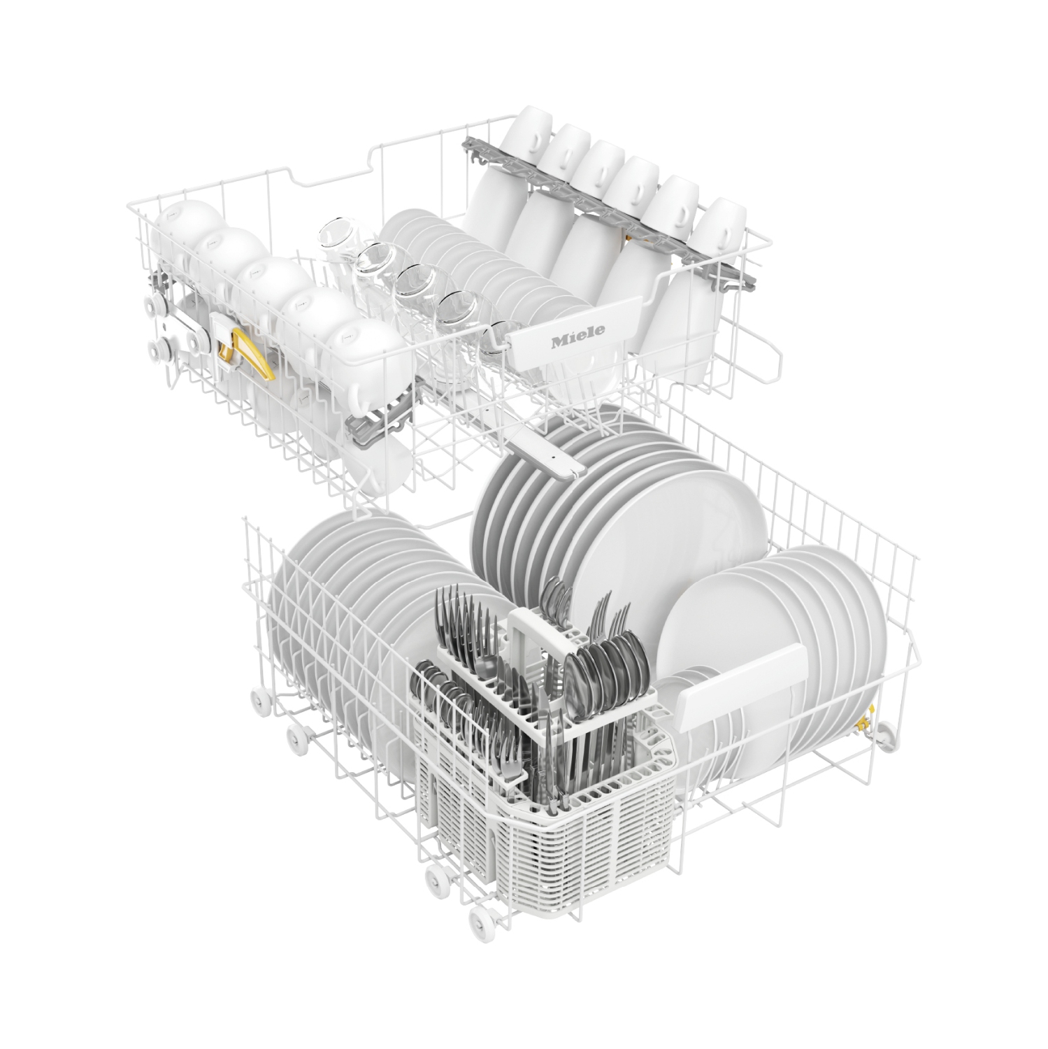 Lave-vaisselle pleine grandeur préfini 24 po 44 dB de Miele avec panier à couverts - G 5006 U - Blanc brillant