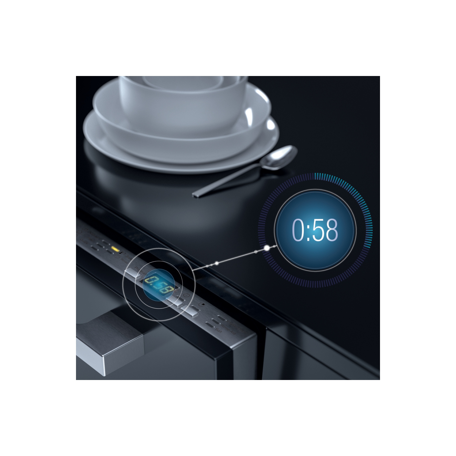 Lave-vaisselle pleine grandeur préfini 24 po 44 dB de Miele avec panier à couverts - G 5006 U - Blanc brillant