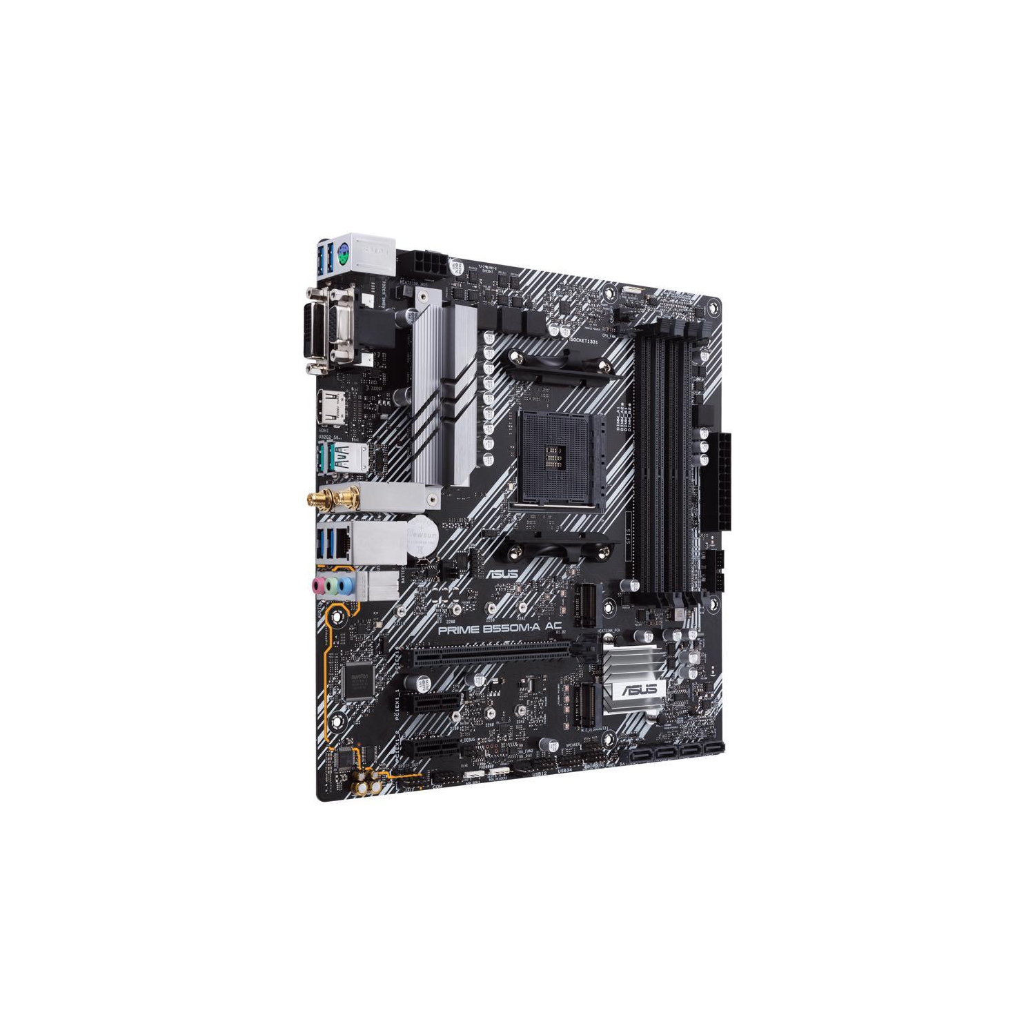 ASUS PRIME B550M-A AC AM4 AMD B550 SATA 6Gb/s Micro ATX AMD Motherboard