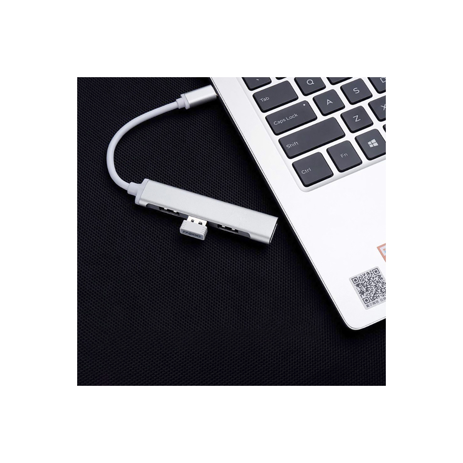 HUB USB-C avec 4 ports USB pour iMac, MacBook, iPad, Surface, Galaxy, PC portable et plus - Adaptateur multi-port USB Type-C vers hub USB 3.0