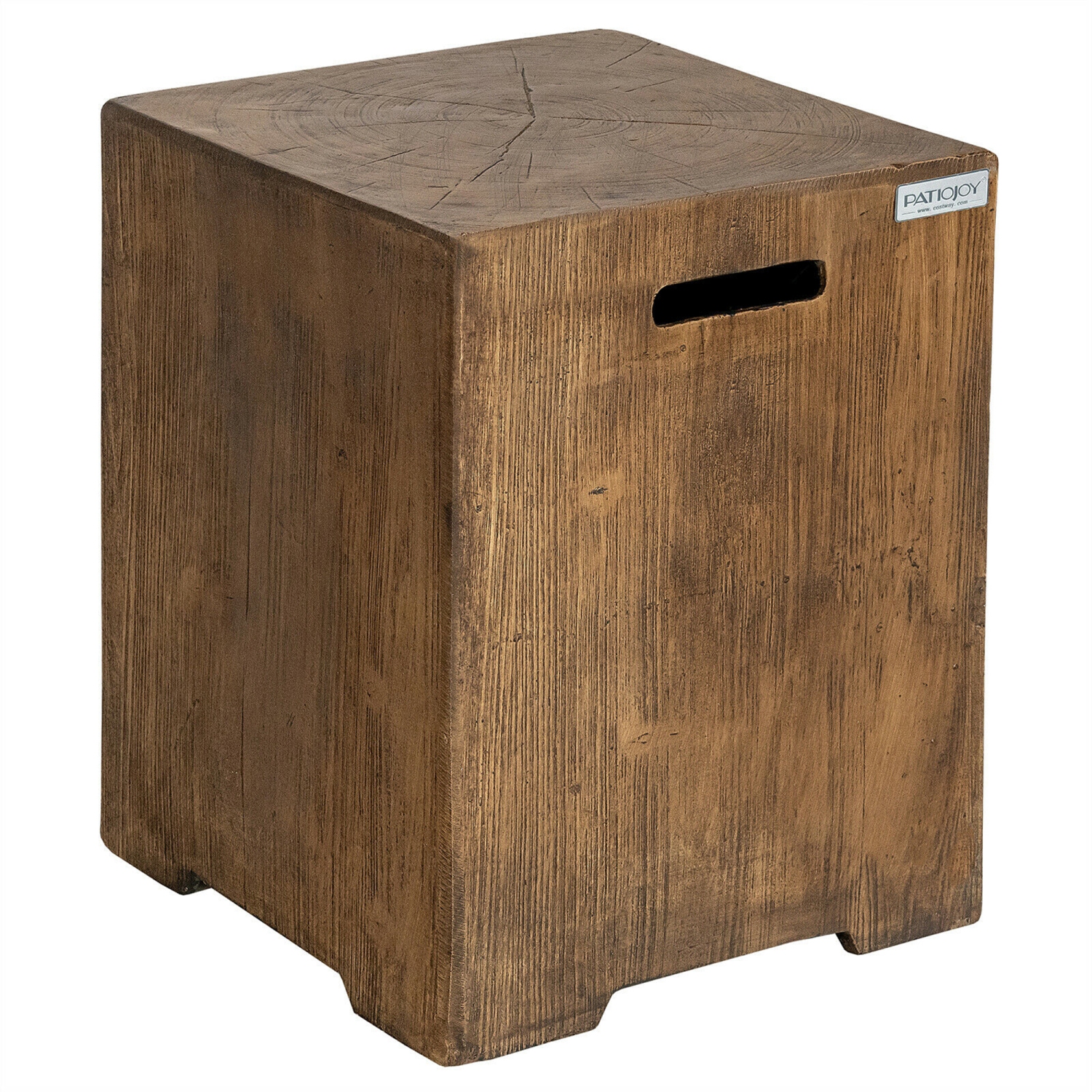 Gymax 16'' Outdoor Hideaway Table Propane Tank Cover for Standard 20 LBS Propane Tank