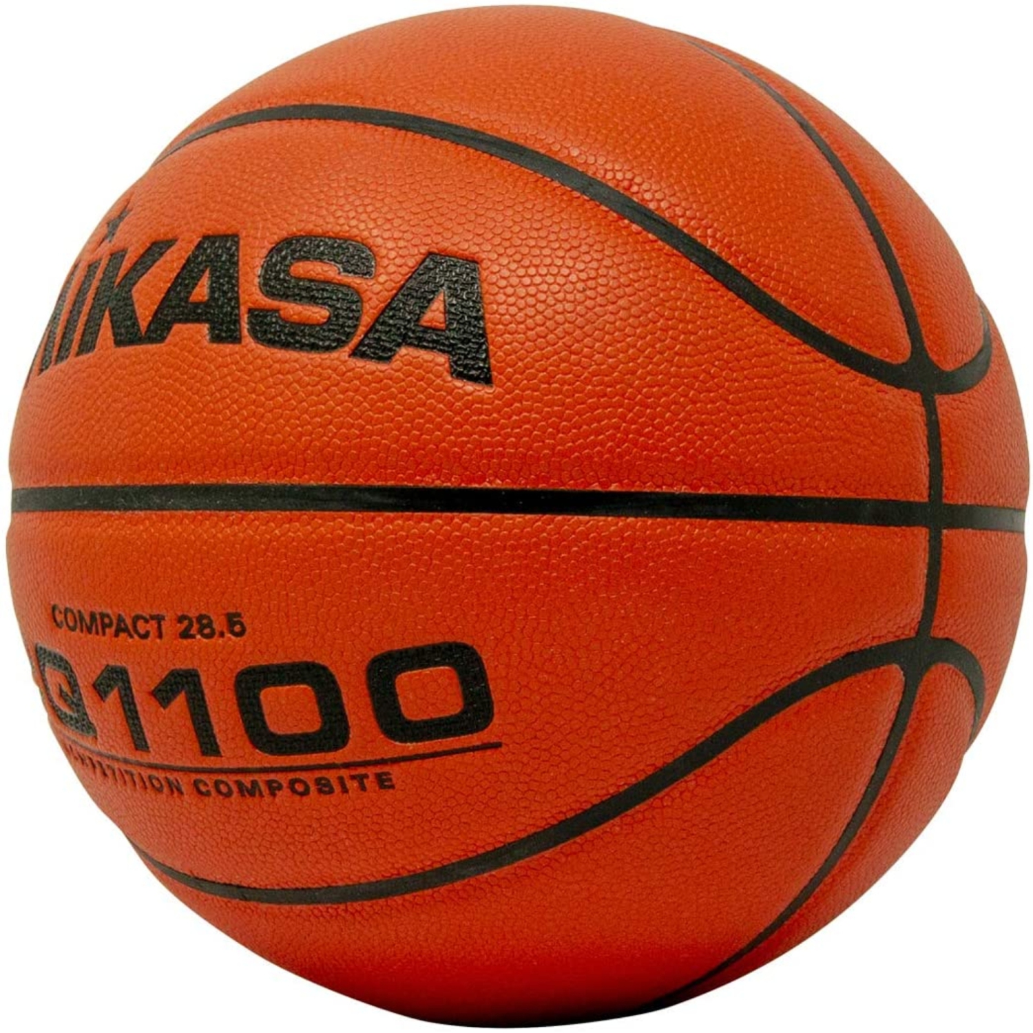 Mikasa BQC1100 Competition Basketball - Indoor Composite Ball, Intermediate Size 6