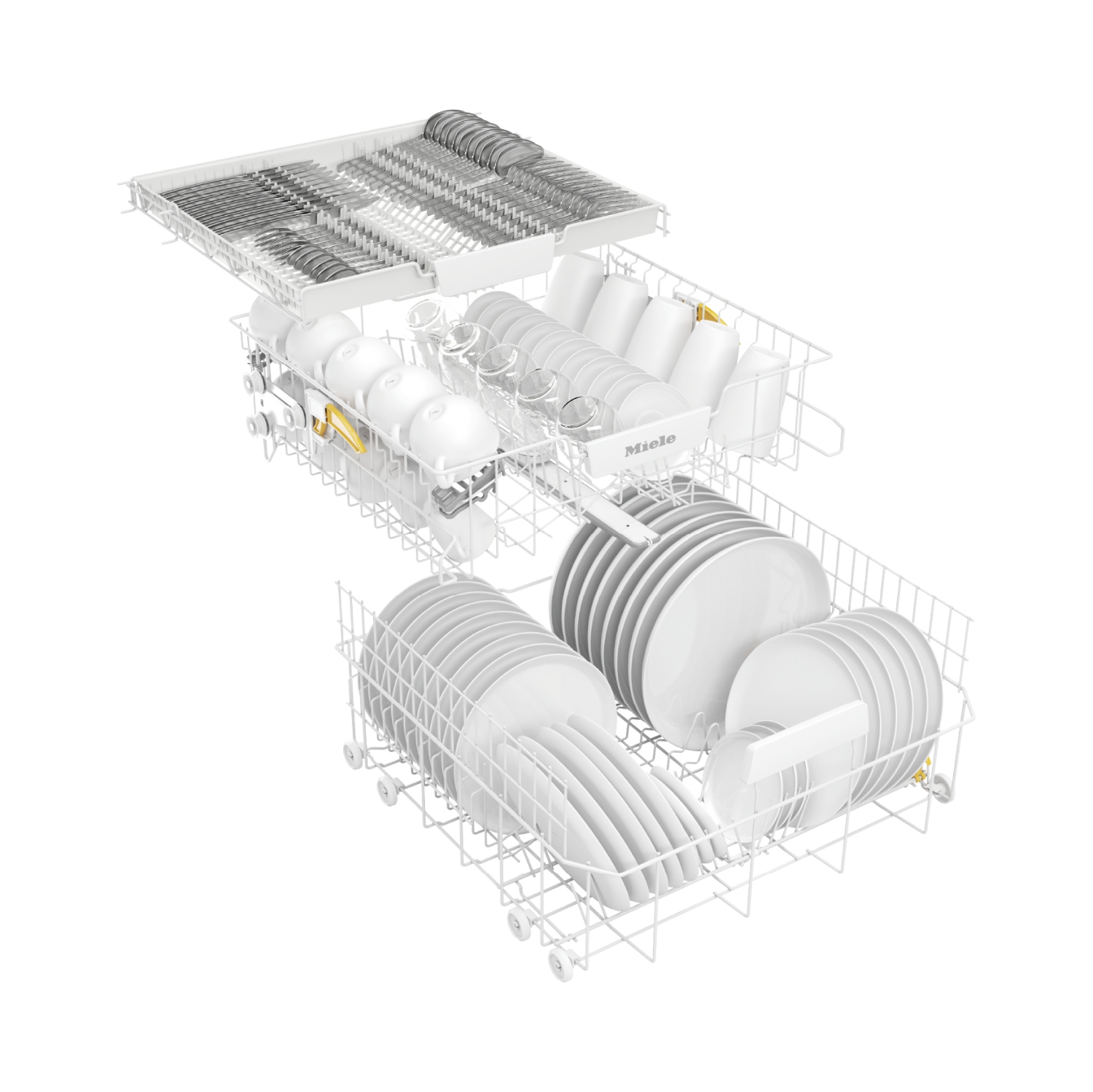 Lave-vaisselle pleine grandeur préfini 24 po 44&nbsp;dB de Miele avec plateau à couverts - G 5006 SCU blanc brillant