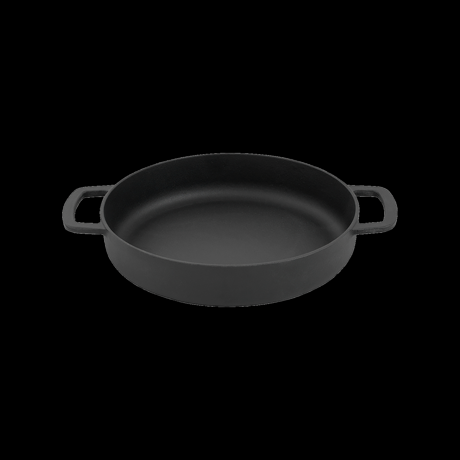 Combekk Sous-Chef Fry Pan Double Handle Black Ø 24 cm