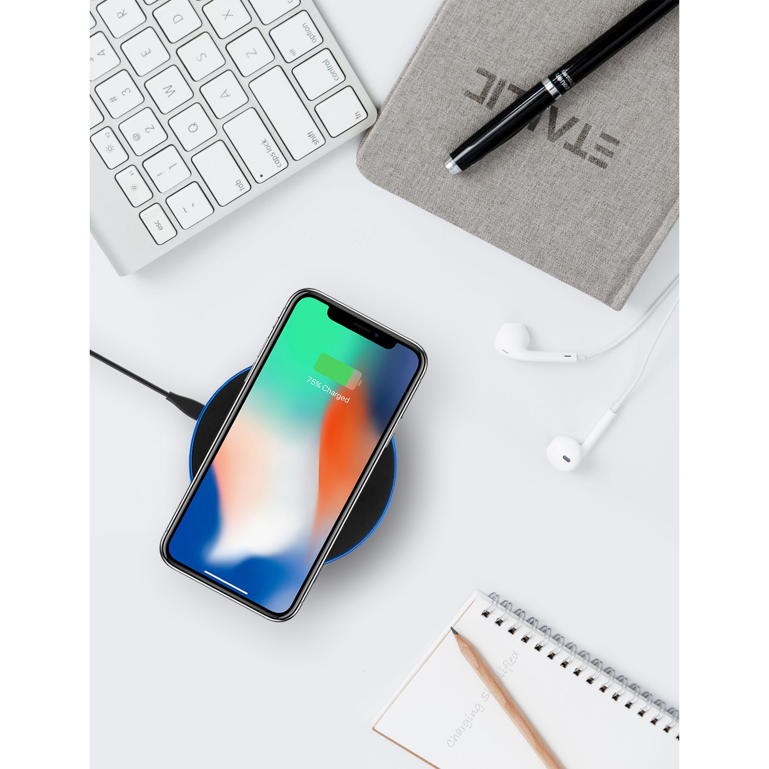 Etallic Air Wireless Charger for iPhone, Samsung, Google & All Qi Enabled Phones