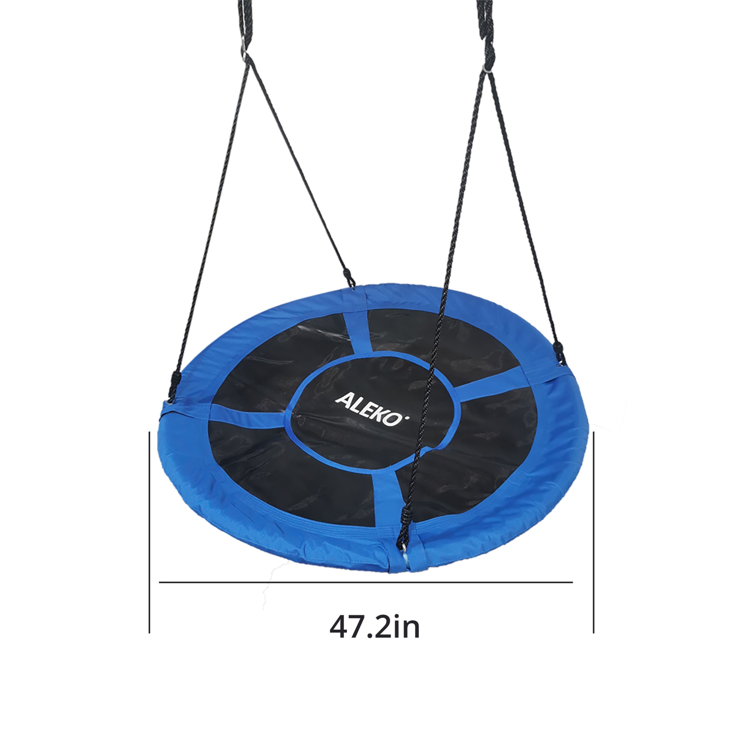 Treadstar Lot De 2 Cordes Suspendues 2500 Kg - Fixation Hamac Balançoire Extérieur Bleu