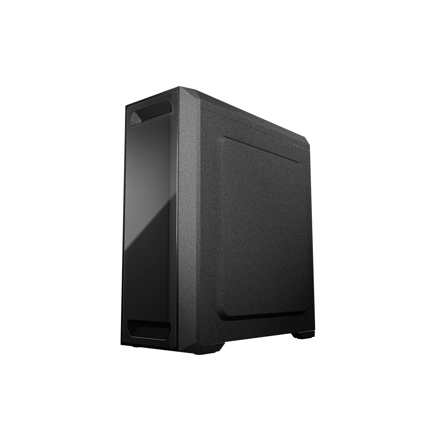 Tour d'ordinateur mi-haute ATX Cougar MX350 RGB, panneau latéral en verre trempé, 2 ventilateurs 120&nbsp;mm ARGB préinstallés, noir