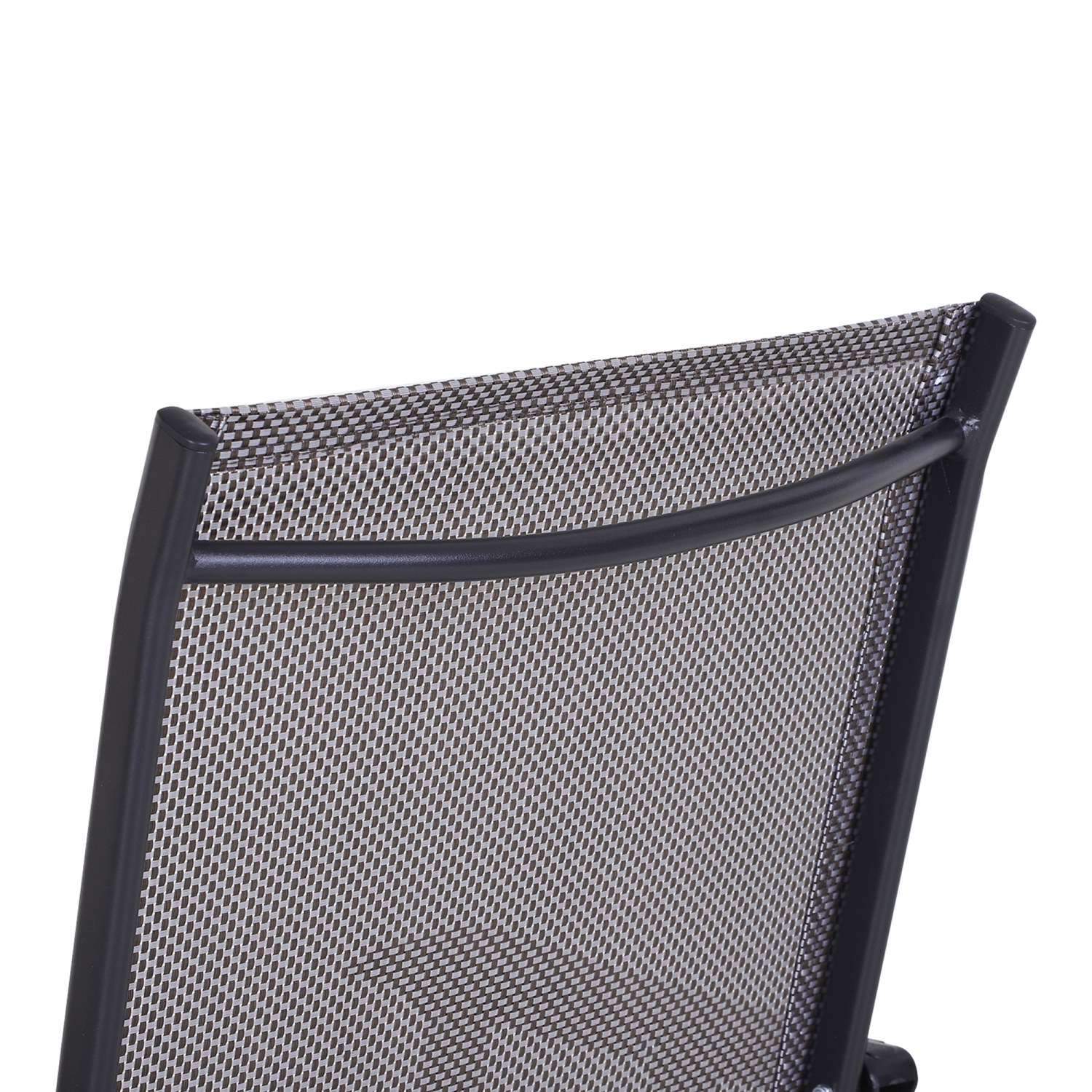 Outsunny 4-Piece Folding Dining Chair Set for Relaxing on Patio, Balcony, or Garden, Comfortable Outdoor Furniture with Armrests, Grey