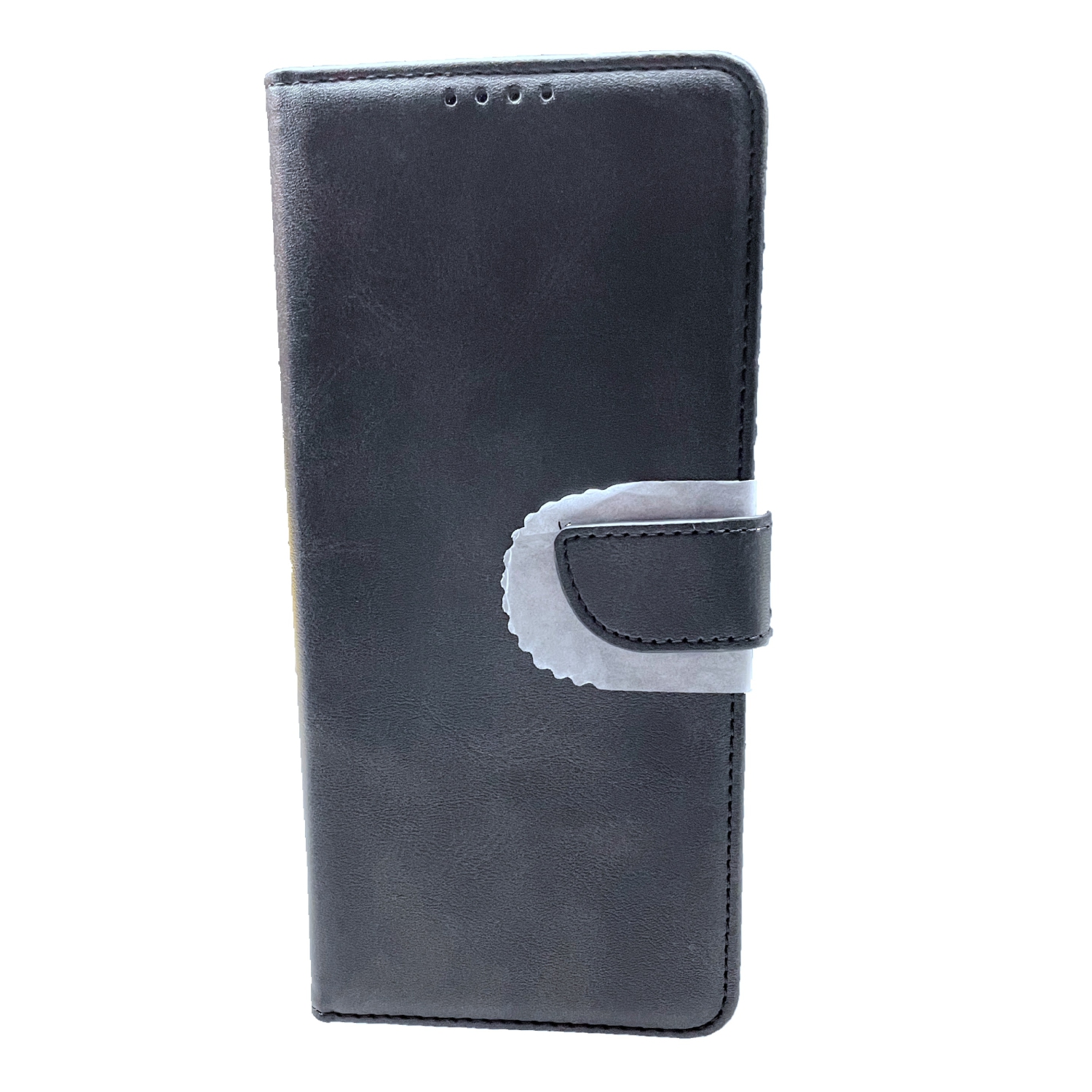 TopSave Leather Folio Flip Wallet w/Magnetic Clip Card Slot Holder Case For Motorola Moto G Pure 6.5", Black