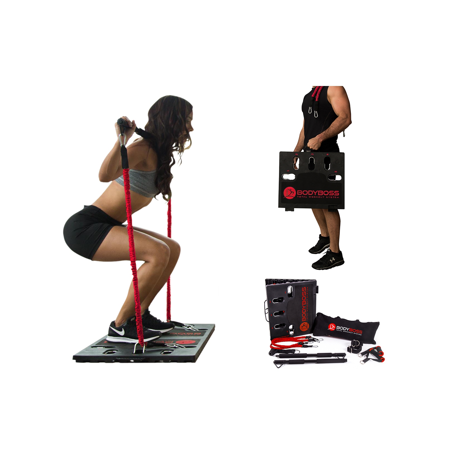 BodyBoss 2.0 - Full Portable Home Gym Workout Package | Best Buy