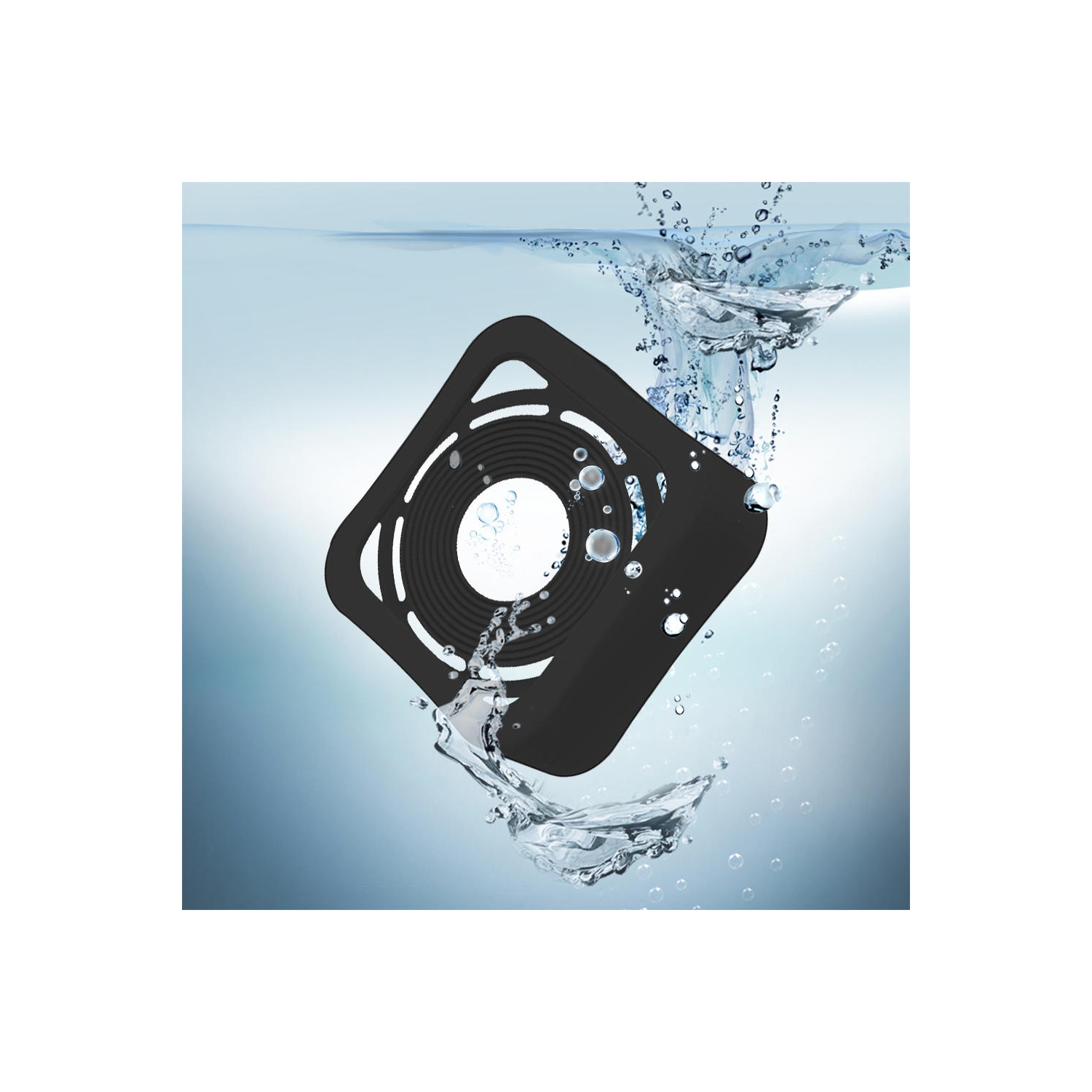 Étui en silicone pour télécommande et boîtier de téléviseur pour Apple TV 4K/Apple TV HD, noir