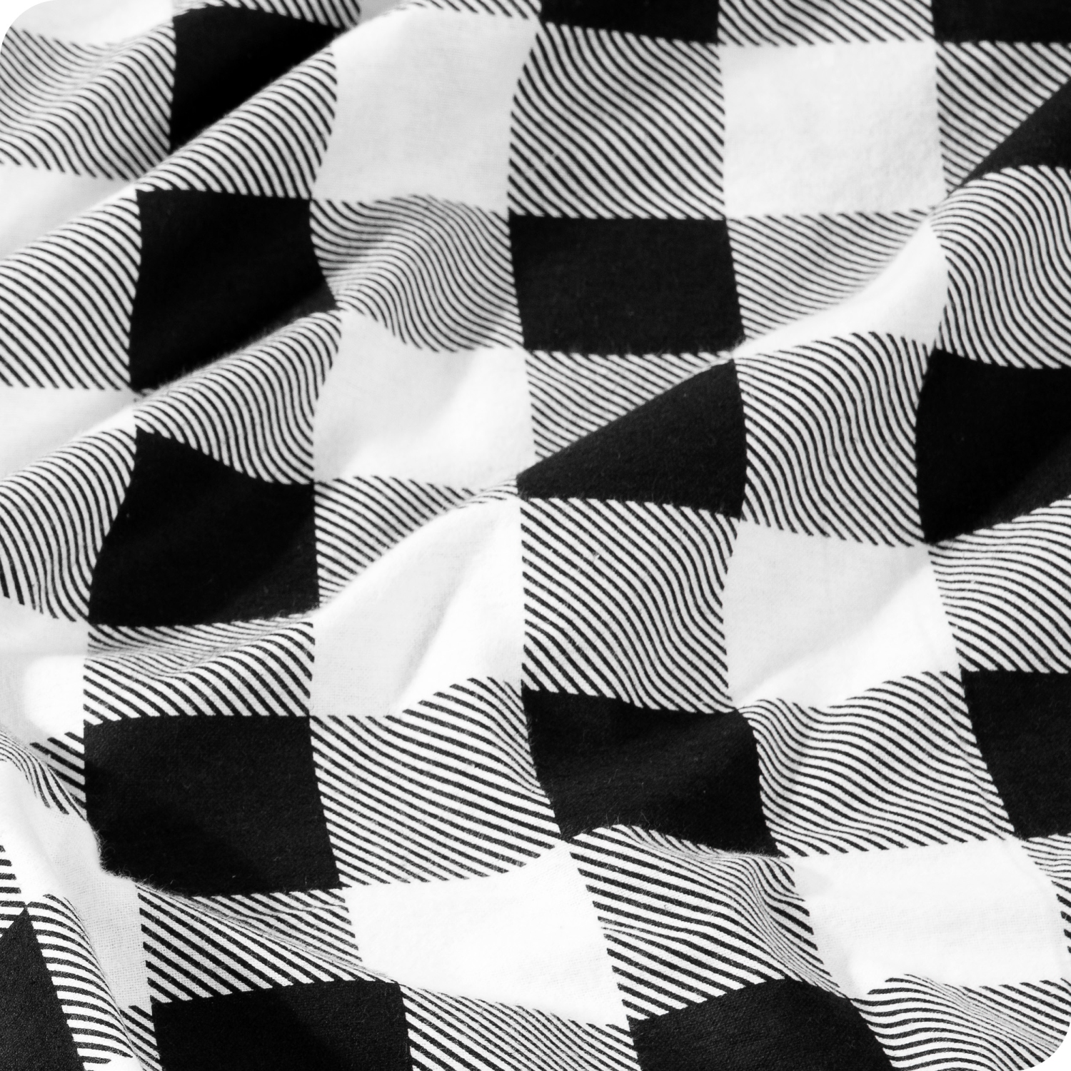 ENS. Housse de couette et couvre-oreiller en flanelle Bare Home - 100 % coton, velouté, flanelle brossée double