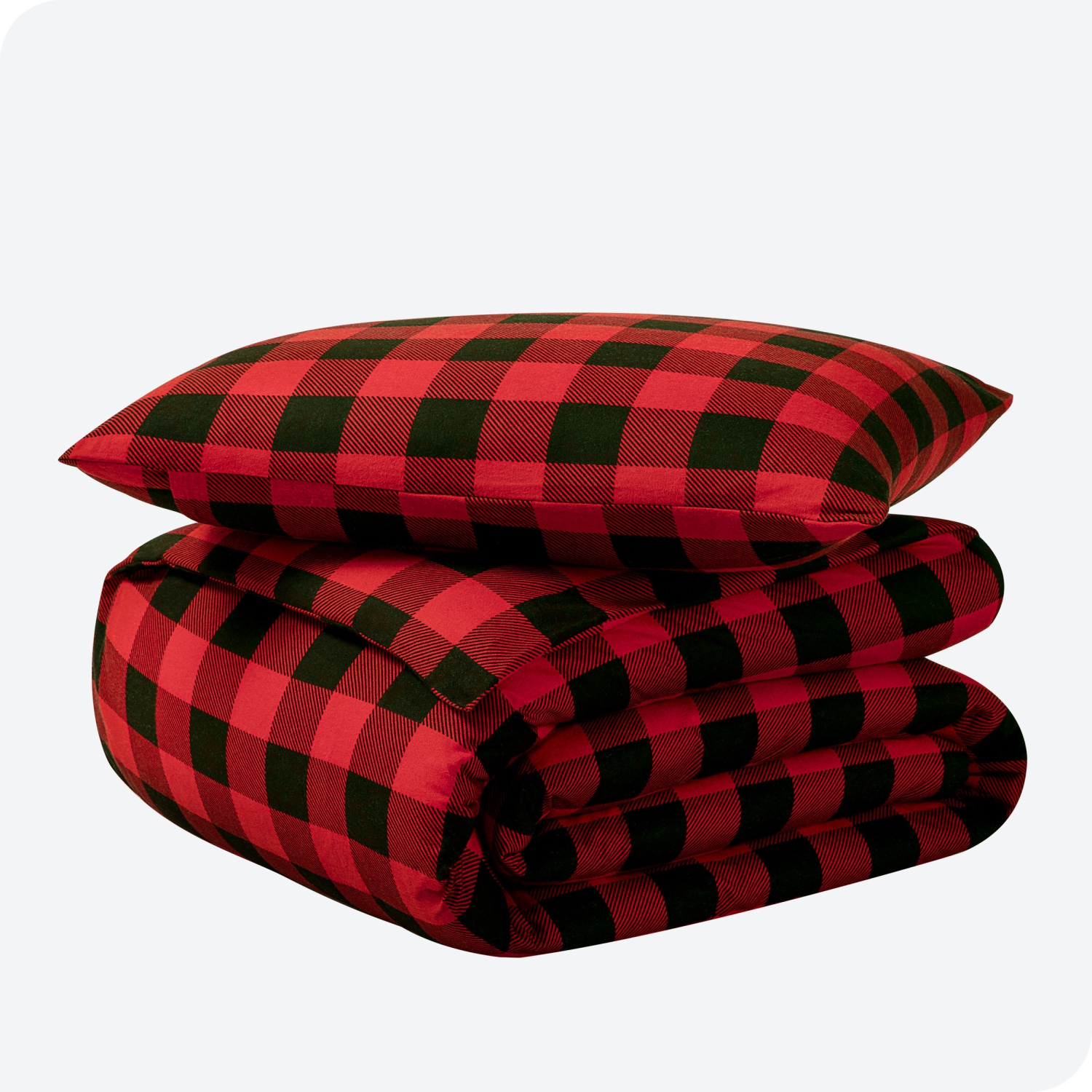 Bare Home Flannel Duvet Cover and Sham Set - 100% Cotton, Velvety Soft Heavyweight, Double Brushed Flannel
