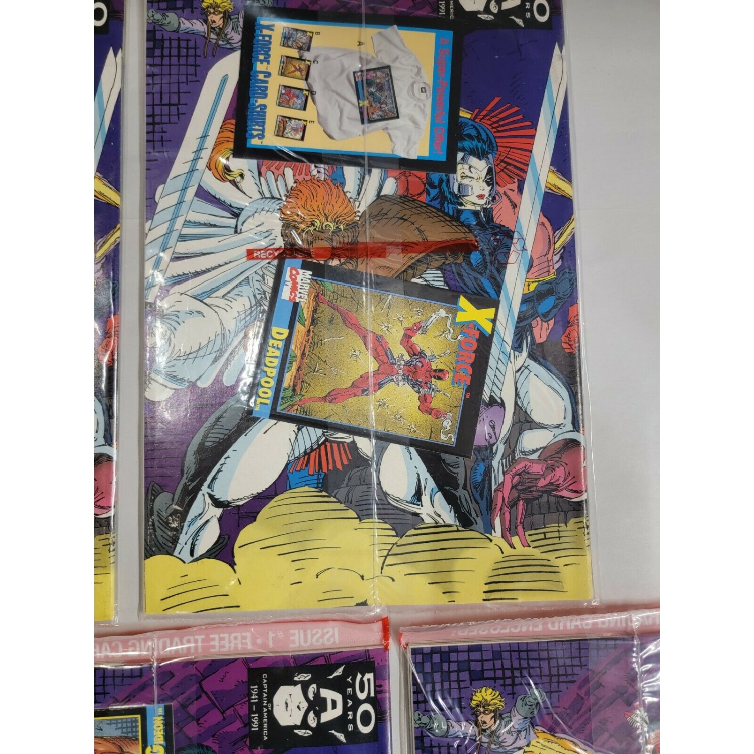 Lot of 5 Collector's Edition Marvel X-FORCE #1 Comic Books with 5 different  (including Deadpool) Trading Cards | Best Buy Canada